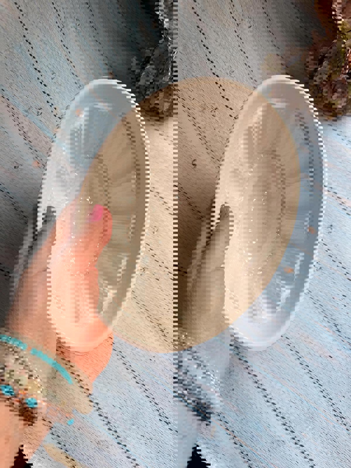 Vintage 1960s/1970s White Ironstone T G Green Jelly Mould / Jello Mold