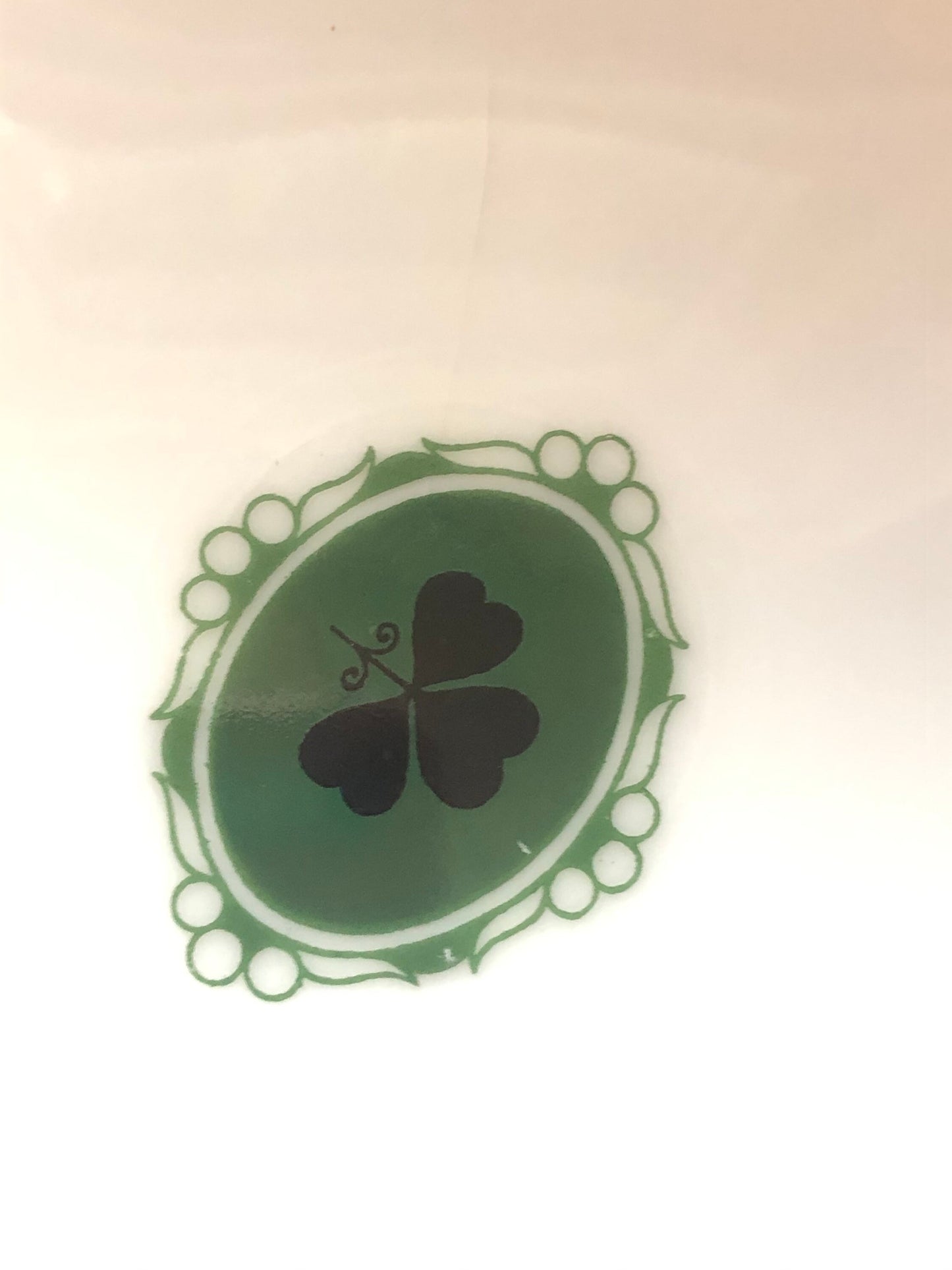 Vintage Sevres Bavaria Plates: Redcurrant Transfer Print, Set of 6