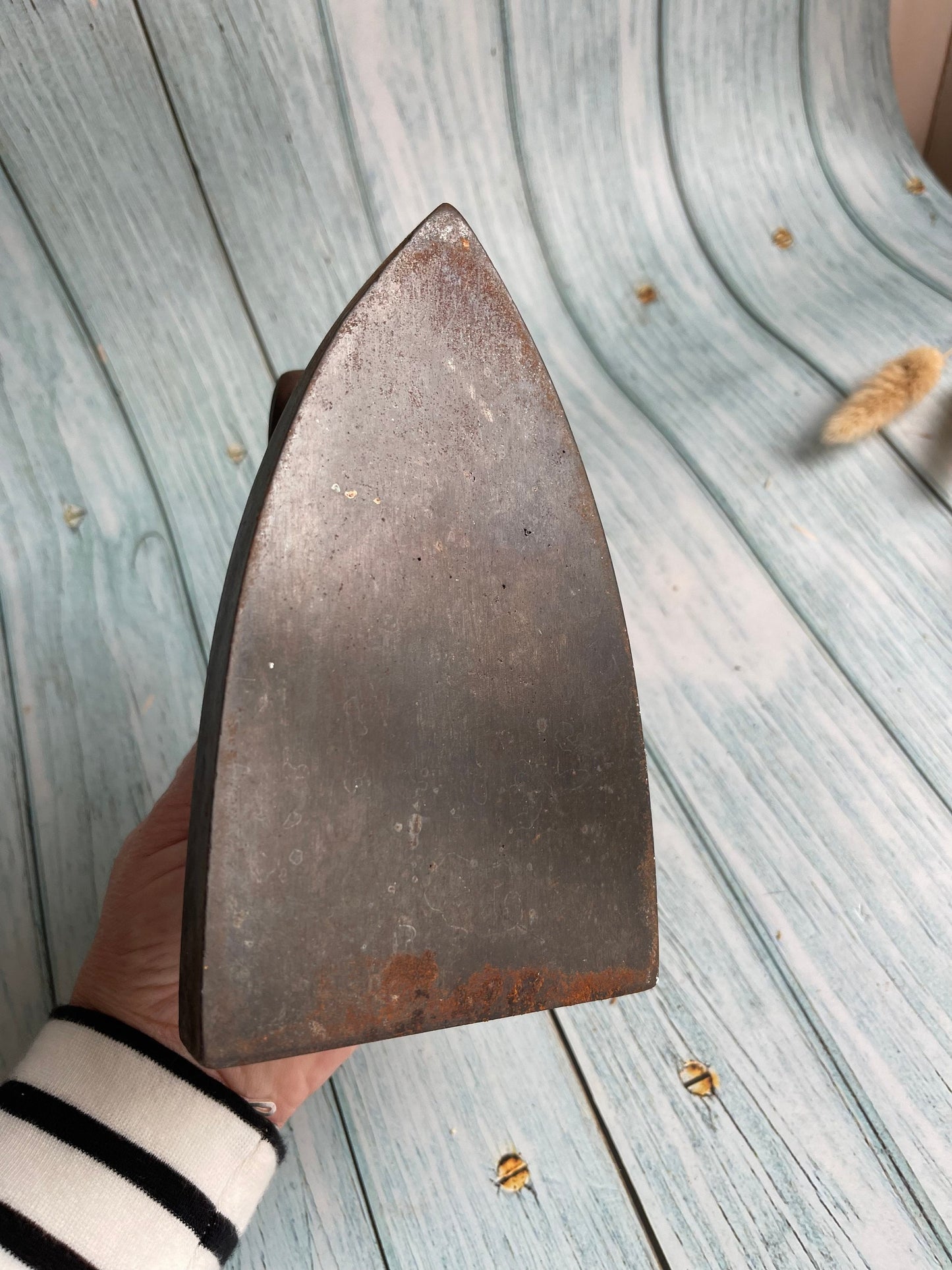 Antique French Monoprix No 5 Cast Iron Flat Iron