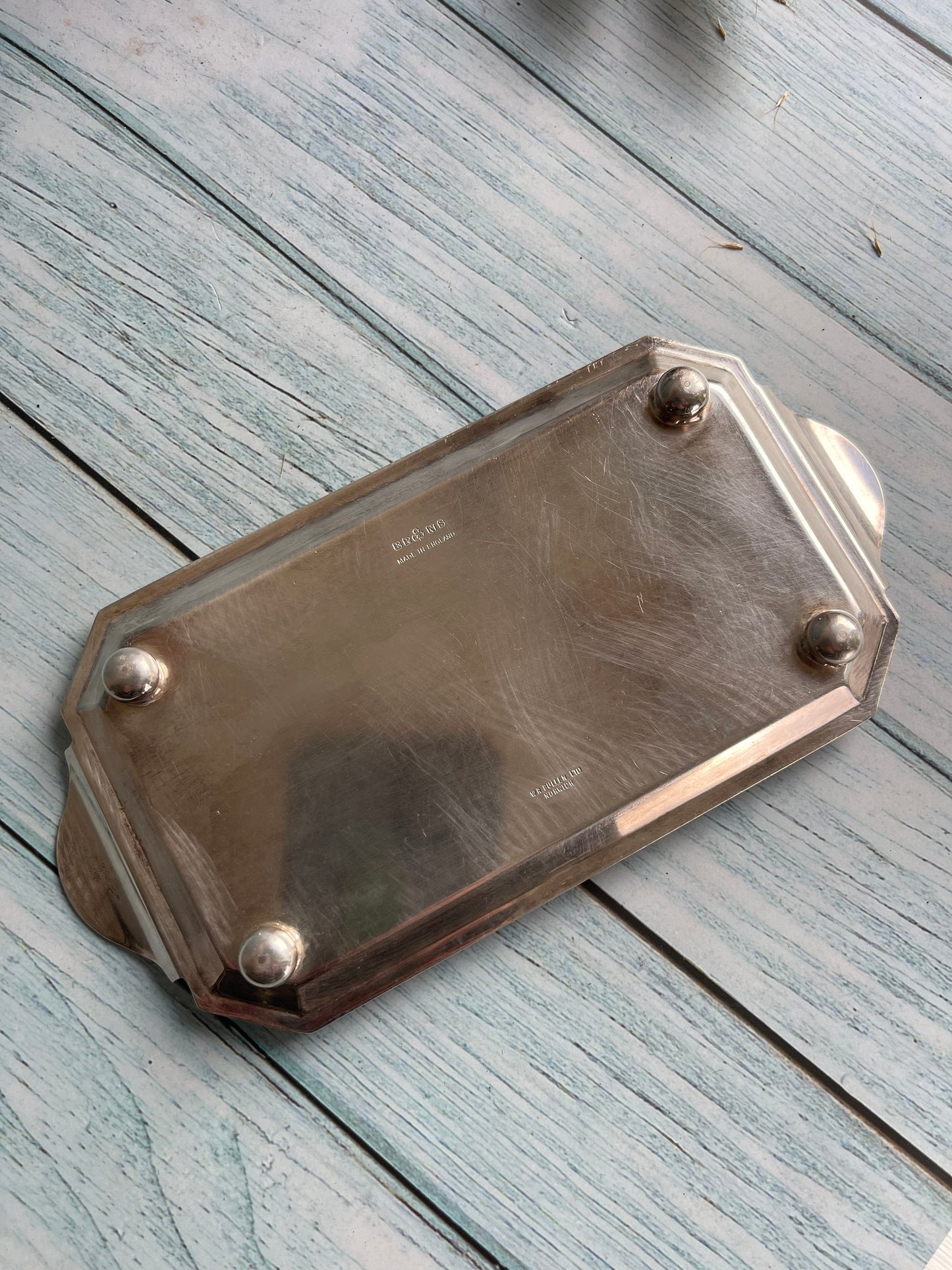 Vintage EPNS Silver Plated Tray: Colman's Mustard Commemorative