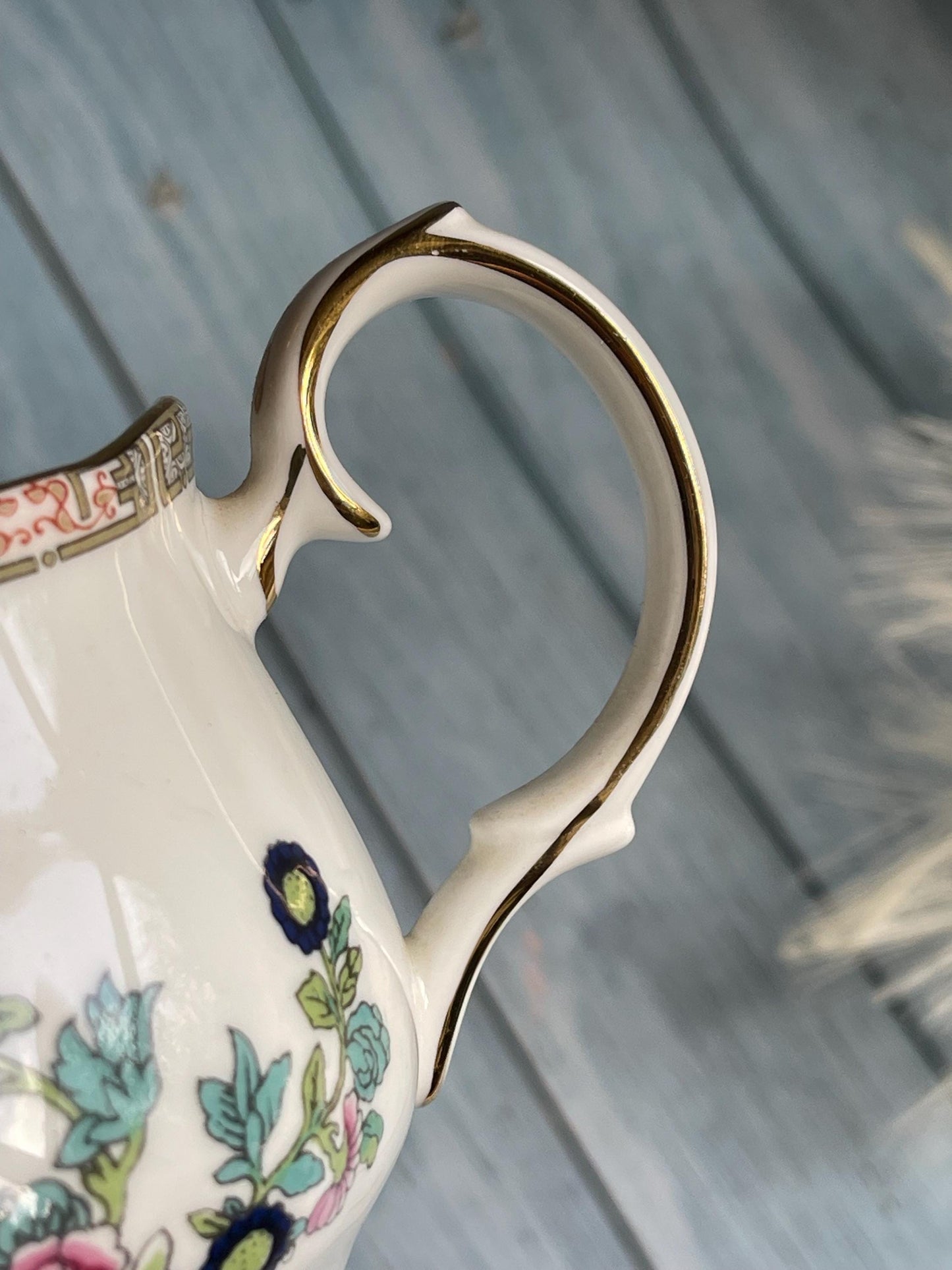 Vintage Duchess English Bone China Cream Jug / Creamer / Indian Tree Design