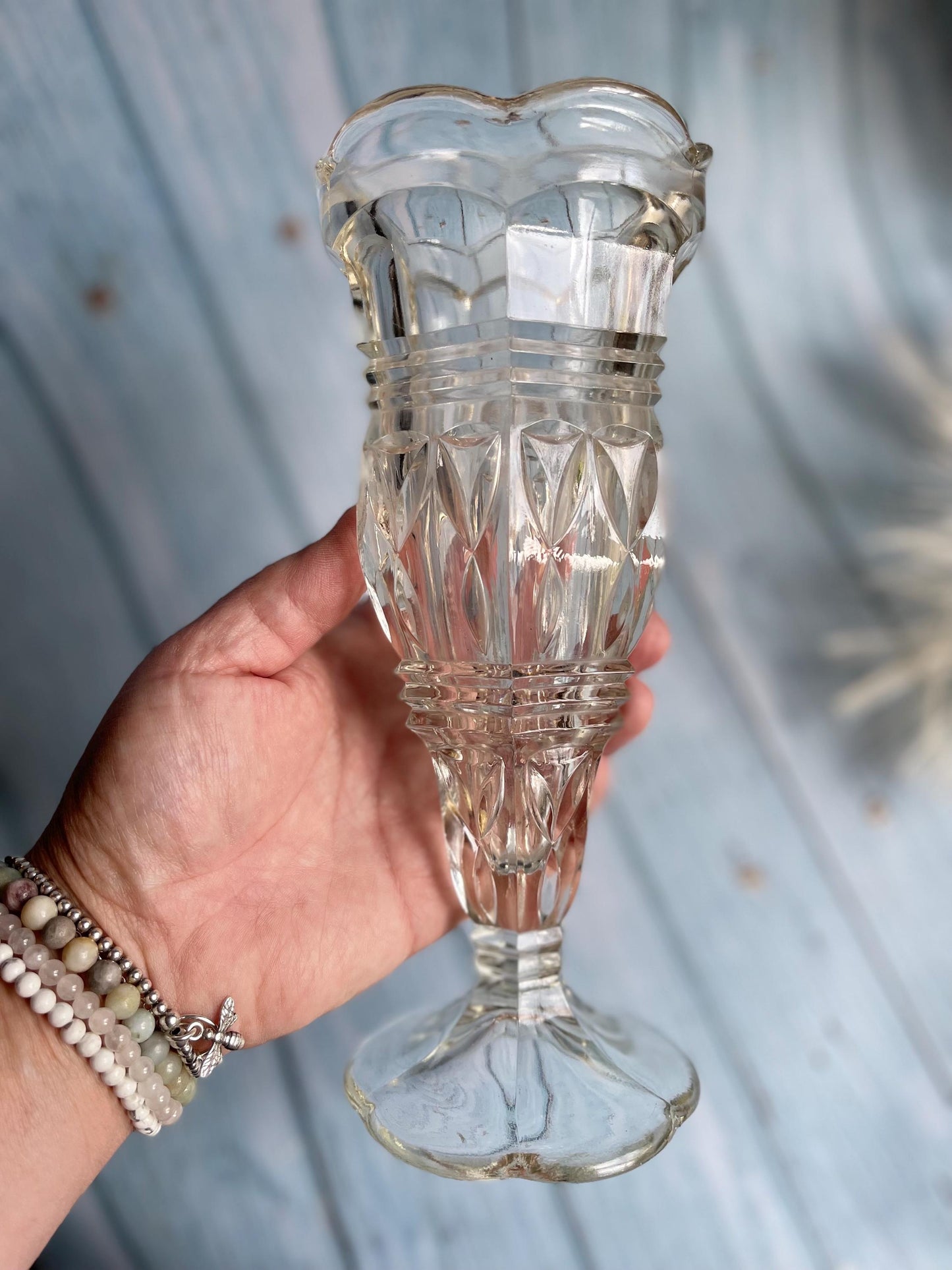 Vintage Clear Glass Sundae or Dessert Glass