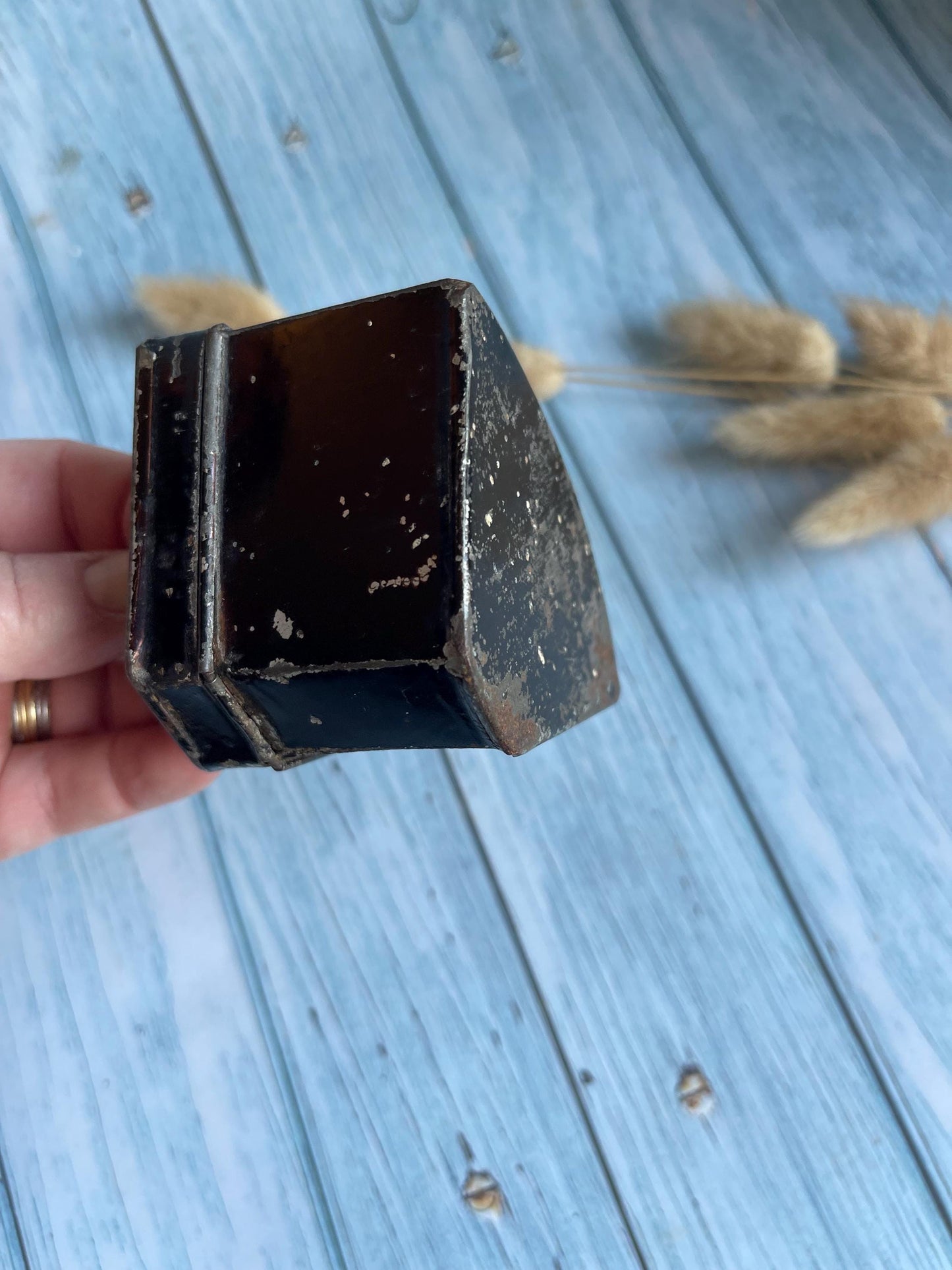 Antique Georgian Toleware Spice Tin