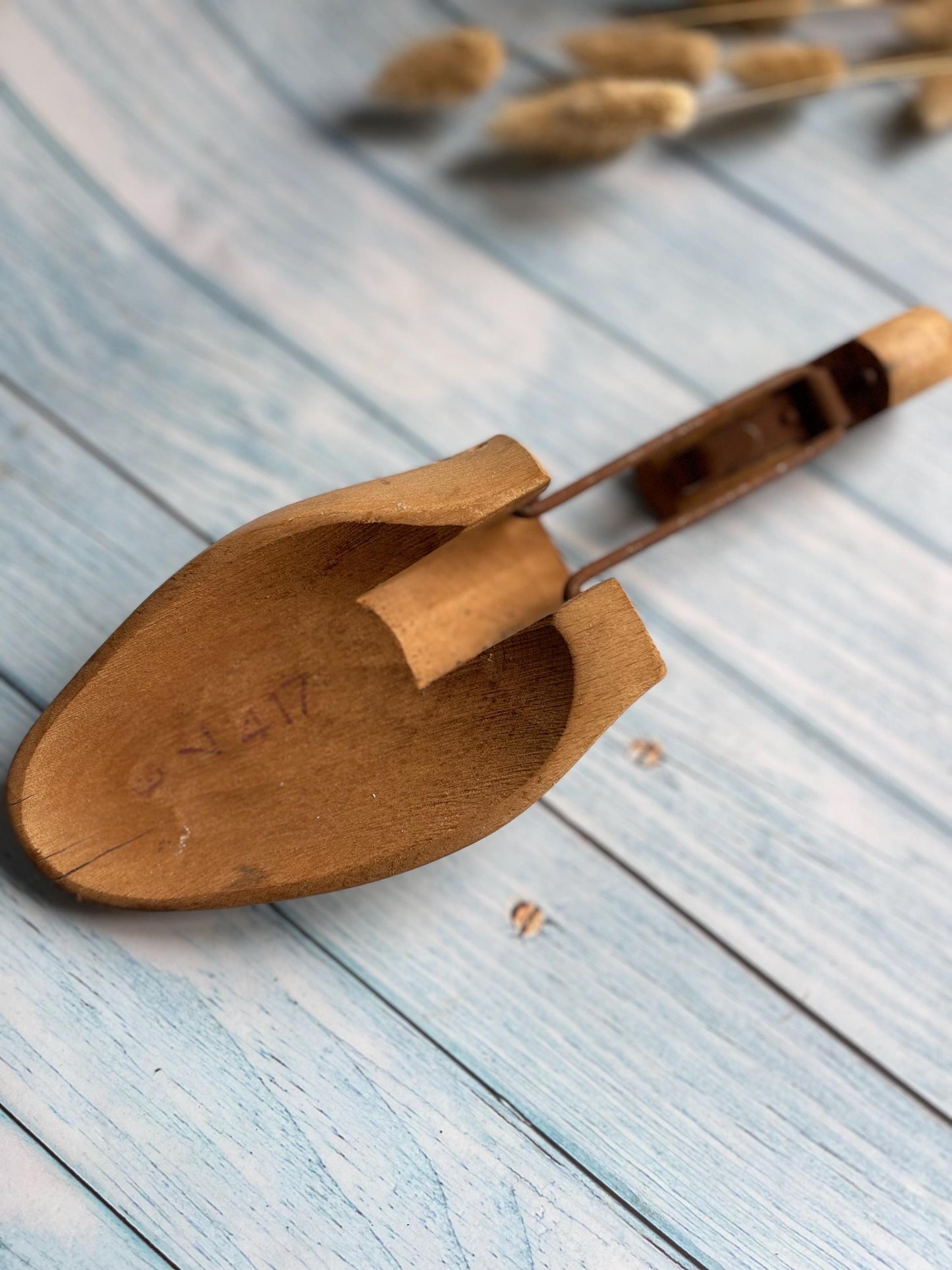 Vintage Hinged Wooden Shoe Tree: Shoe Last Keeper