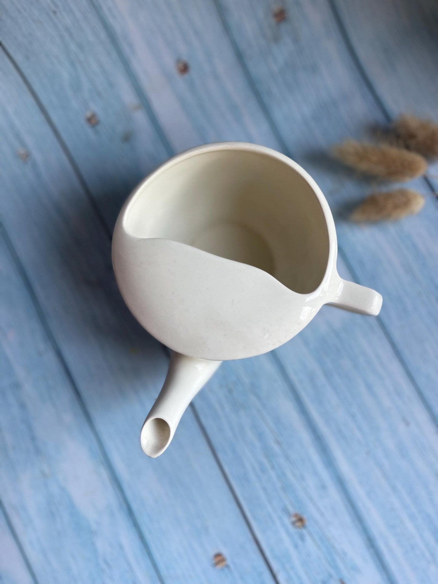 WWII Era 1940s Medical Royal Winton Invalid Feeder Ceramic Cup with Spout, Made in England
