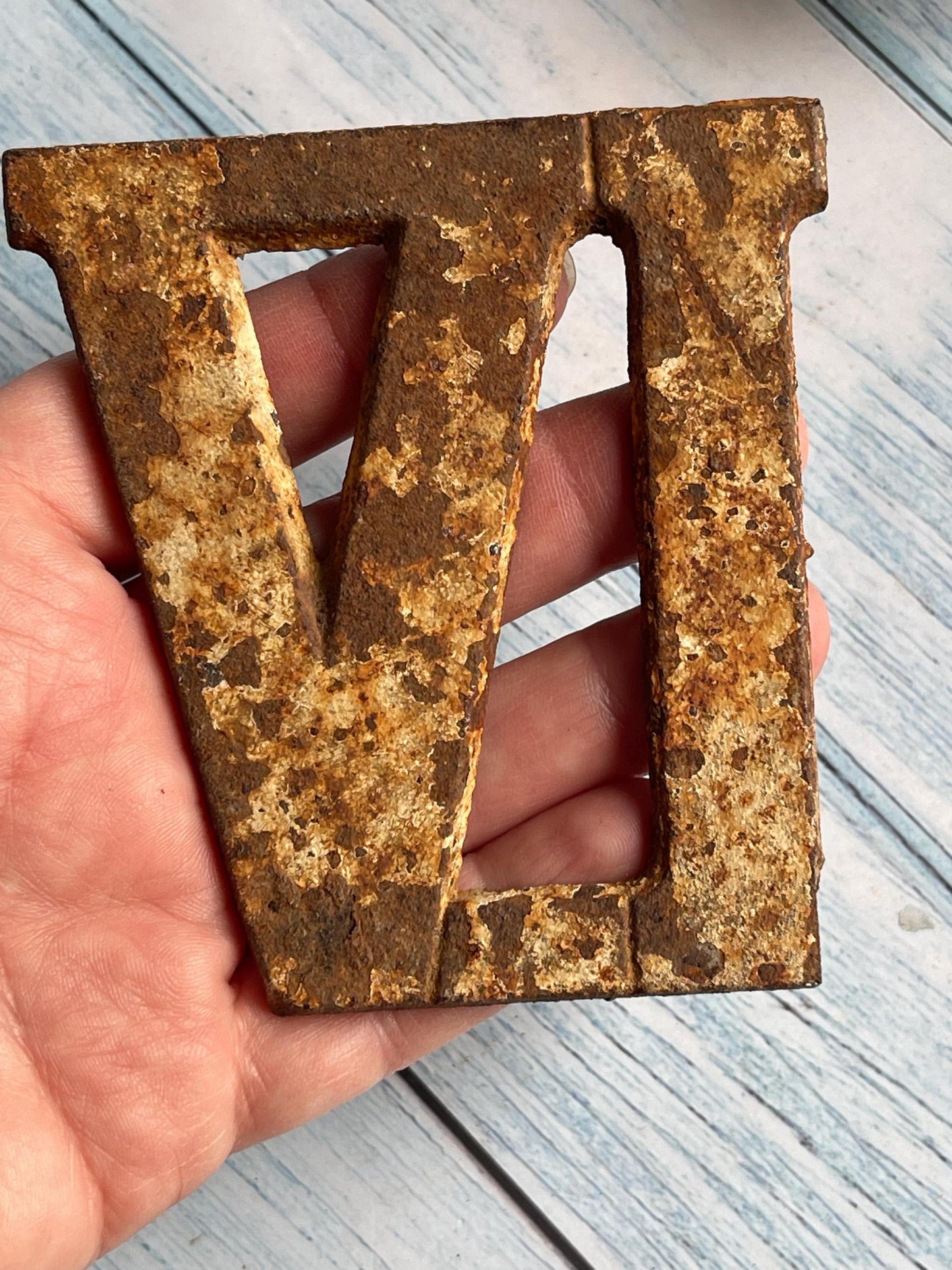 Vintage Clock Golf Metal Cast Iron Roman Numeral Six