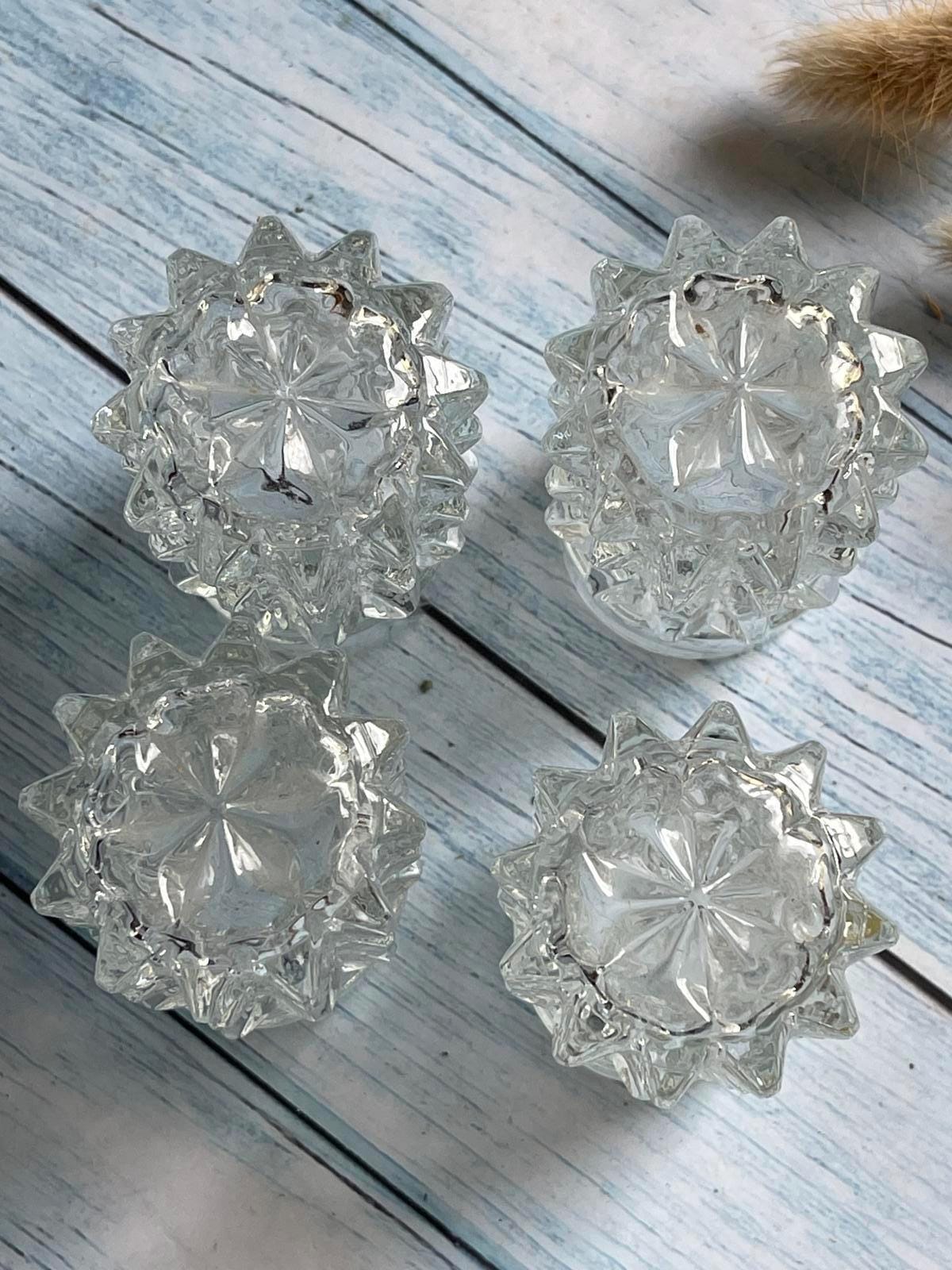 Set of Four Cut Crystal Austrian Schnapps Glasses