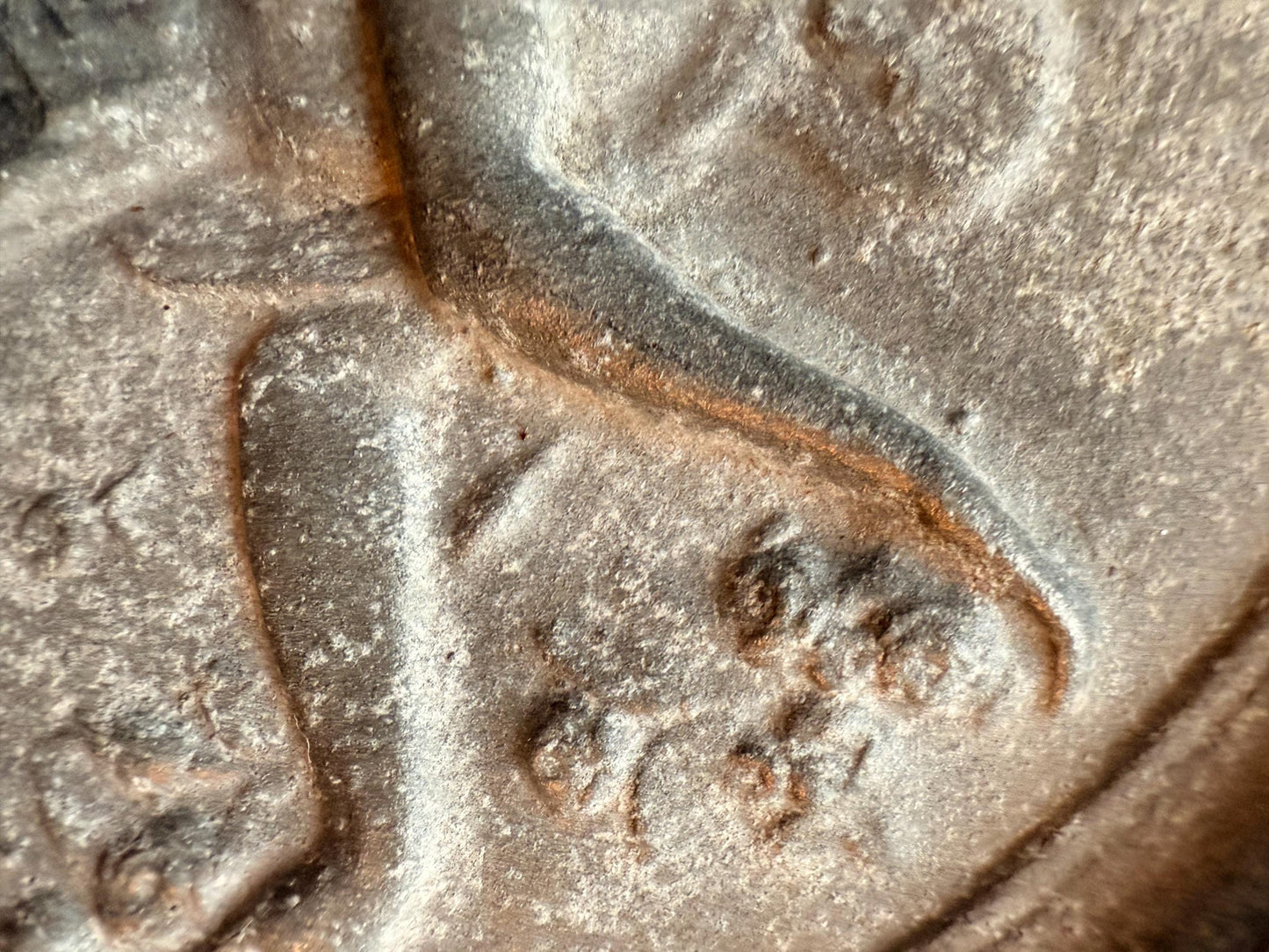 Vintage Relief Grey Neoclassical Metal Plaque Bertel Thorvaldsen’s Day