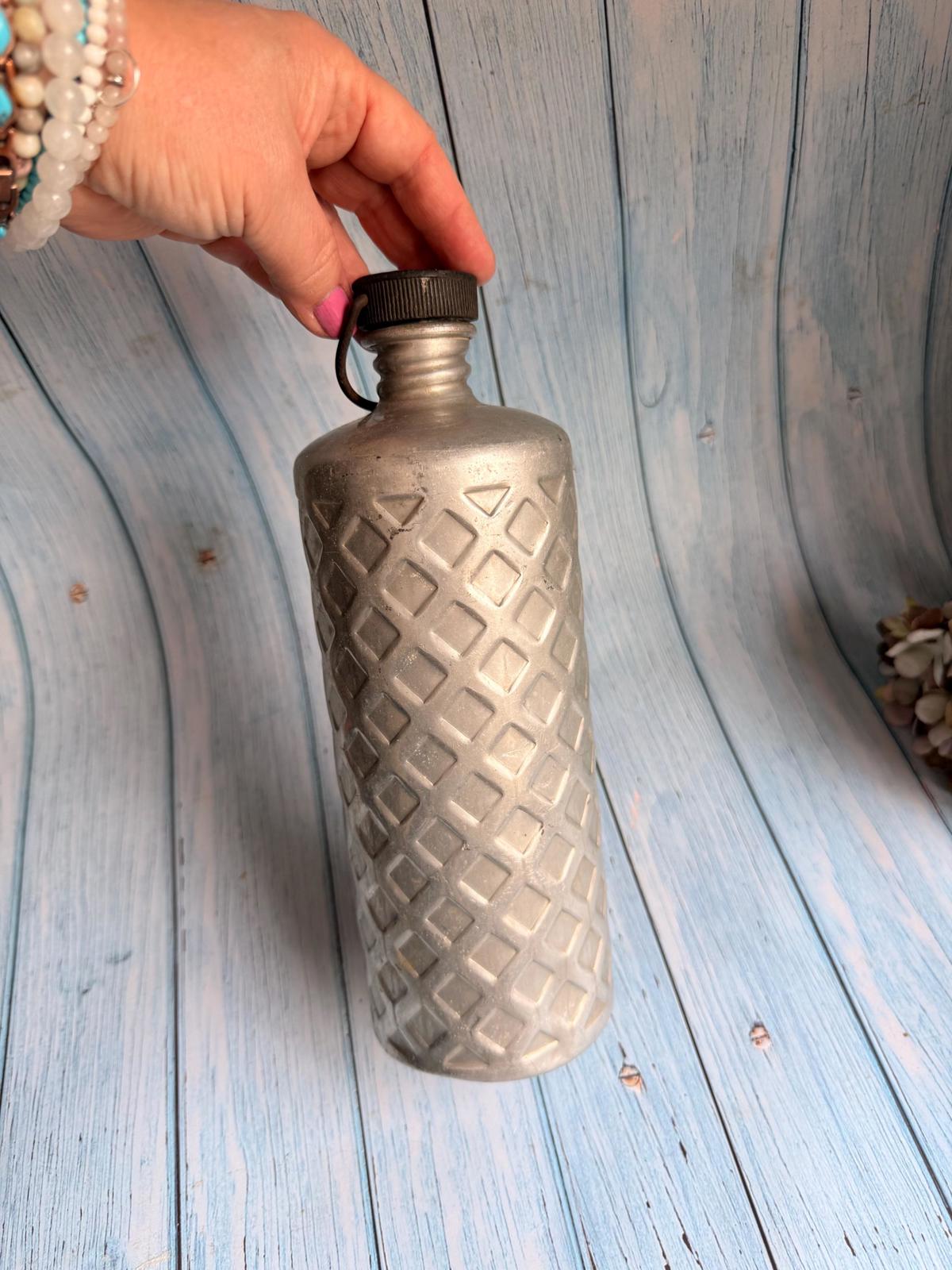 Vintage Swan Flask, Bulpitt and Sons Aluminium Bottle