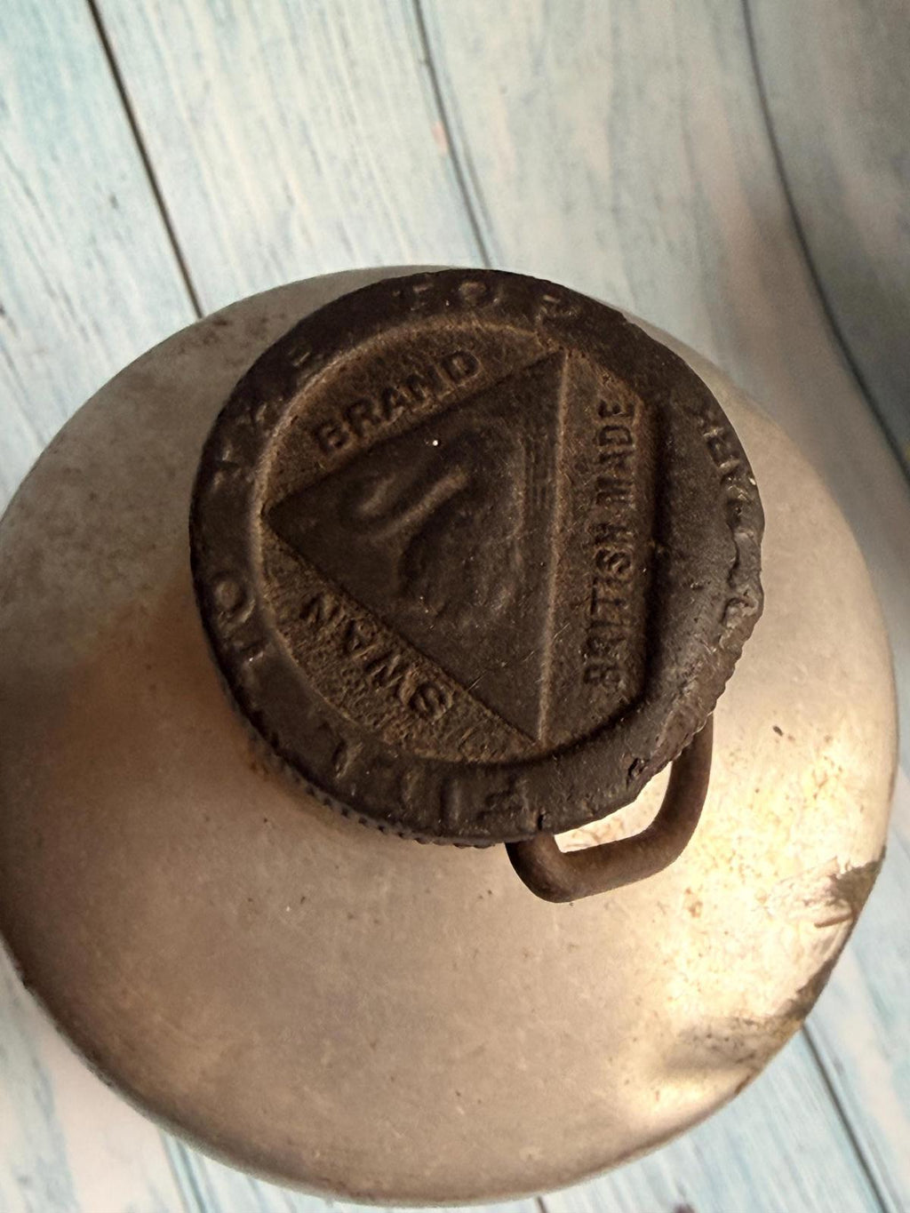 Vintage Swan Flask, Bulpitt and Sons Aluminium Bottle