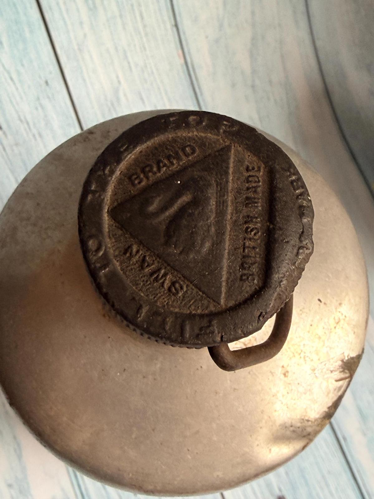 Vintage Swan Flask, Bulpitt and Sons Aluminium Bottle