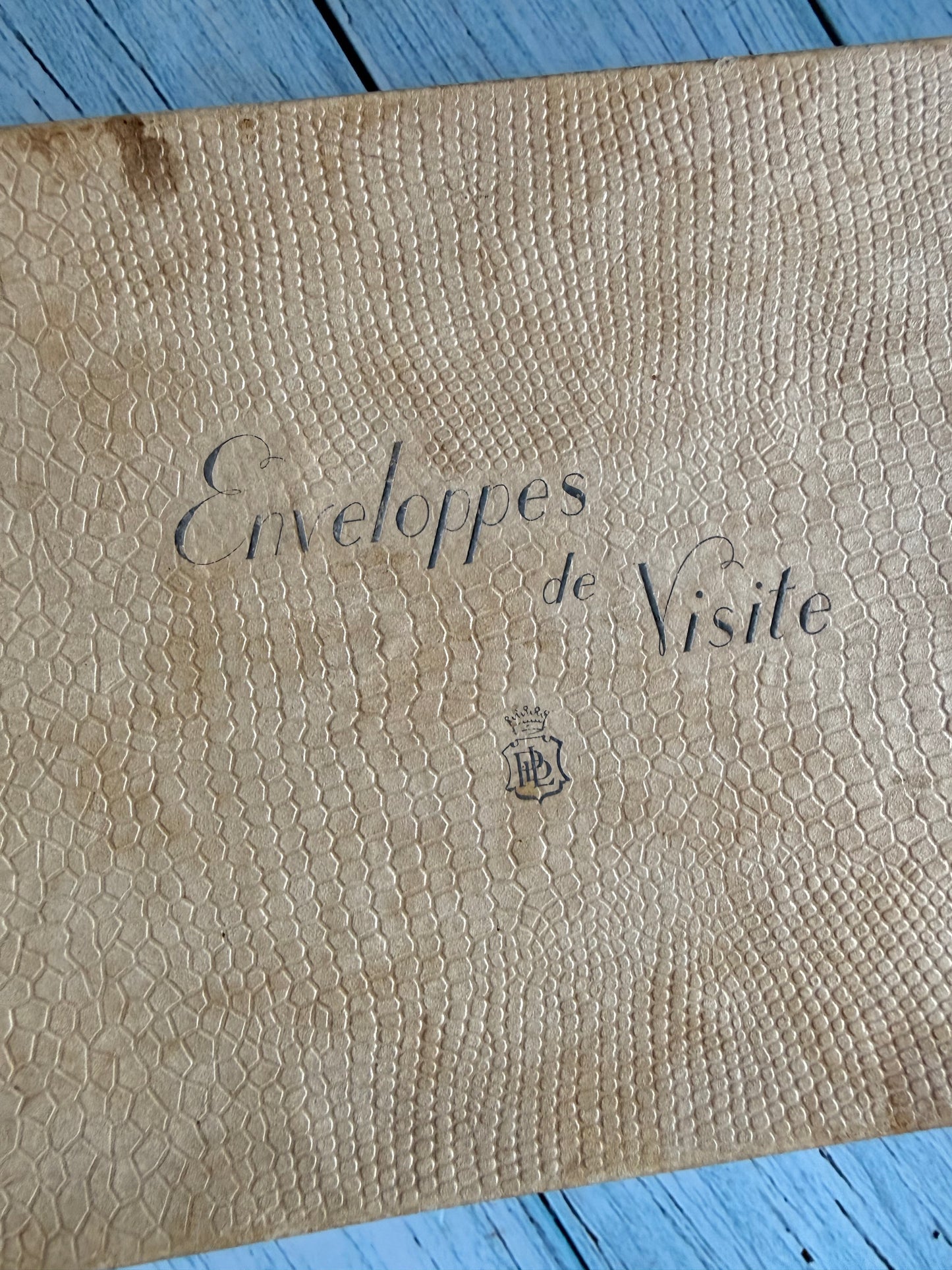 Antique French Stationary Box - Enveloppes de Visite