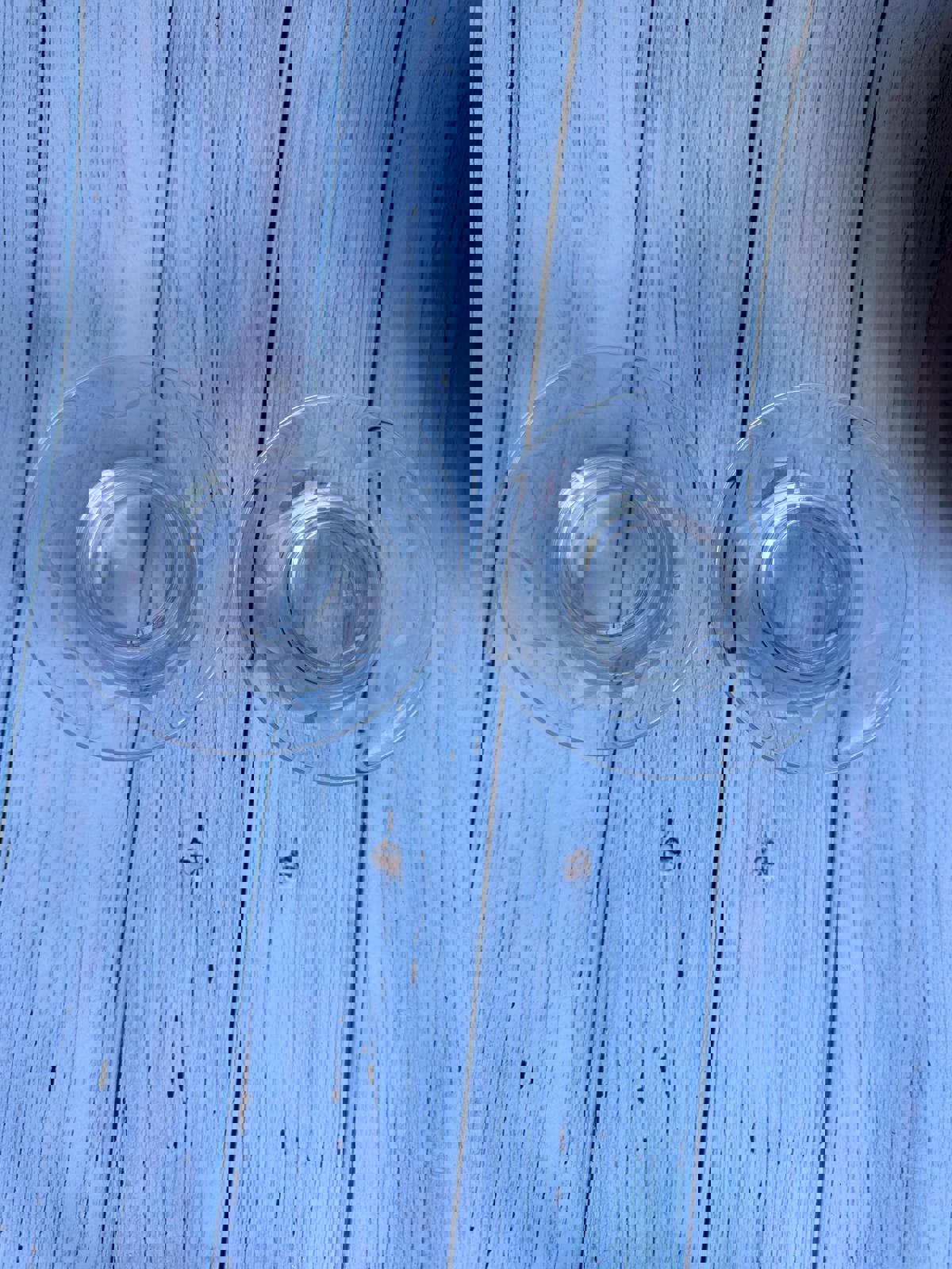 Pair of Etched Glass Stuart Crystal Candle Holders