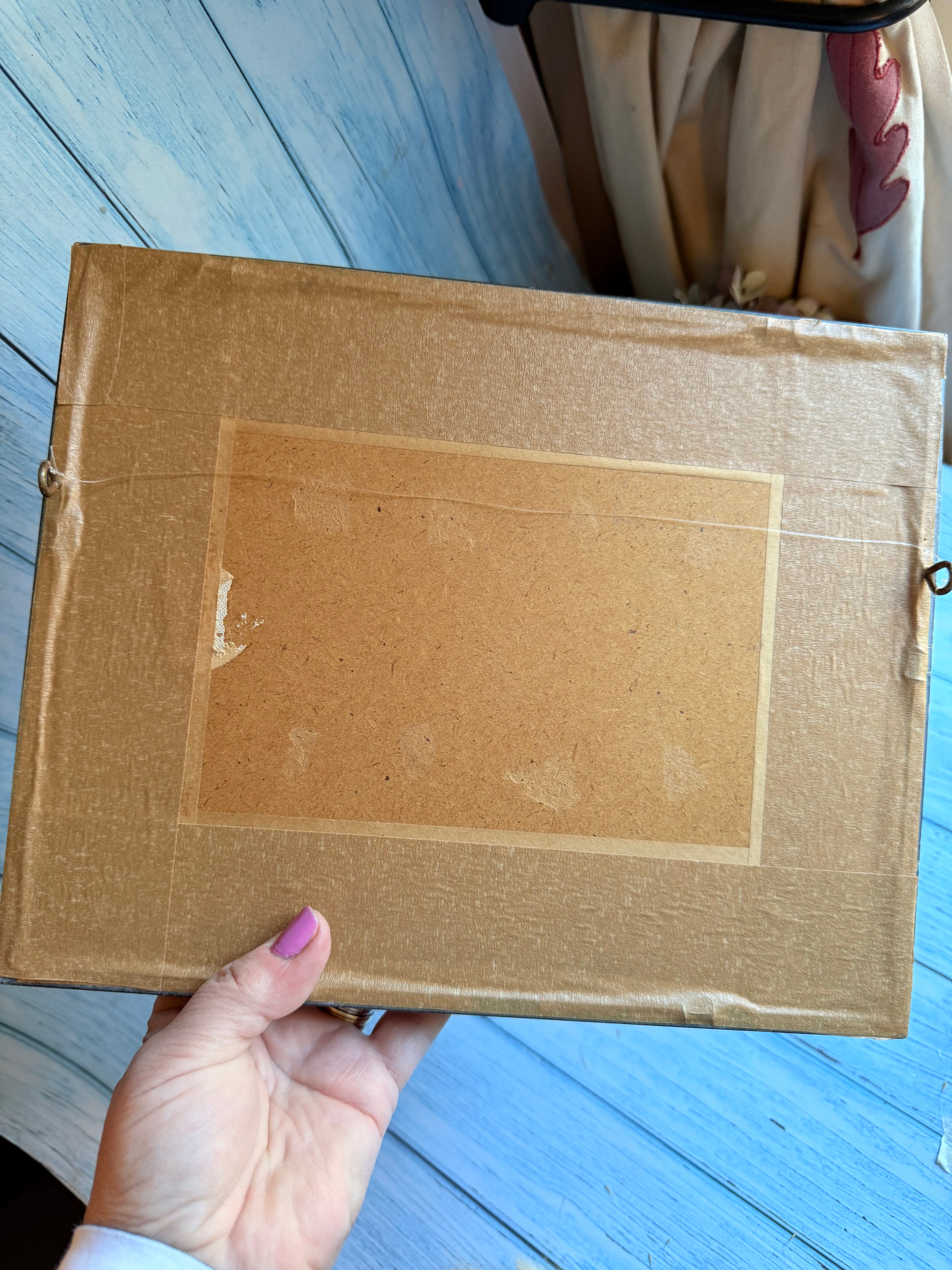 Framed Pair of Vintage Top and Tail Willy Mayrl Playing Cards