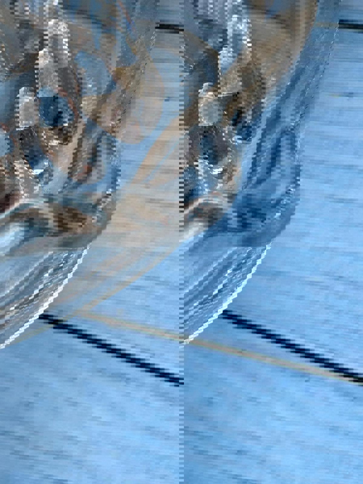 English Vintage Heavy Glass Citrus Juicer