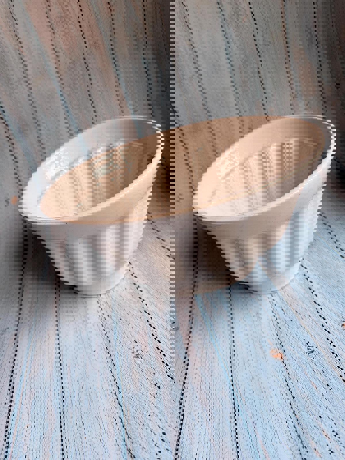 Vintage 1960s/1970s White Ironstone T G Green Jelly Mould / Jello Mold