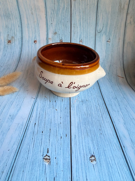 Vintage French Onion Soup Bowl
