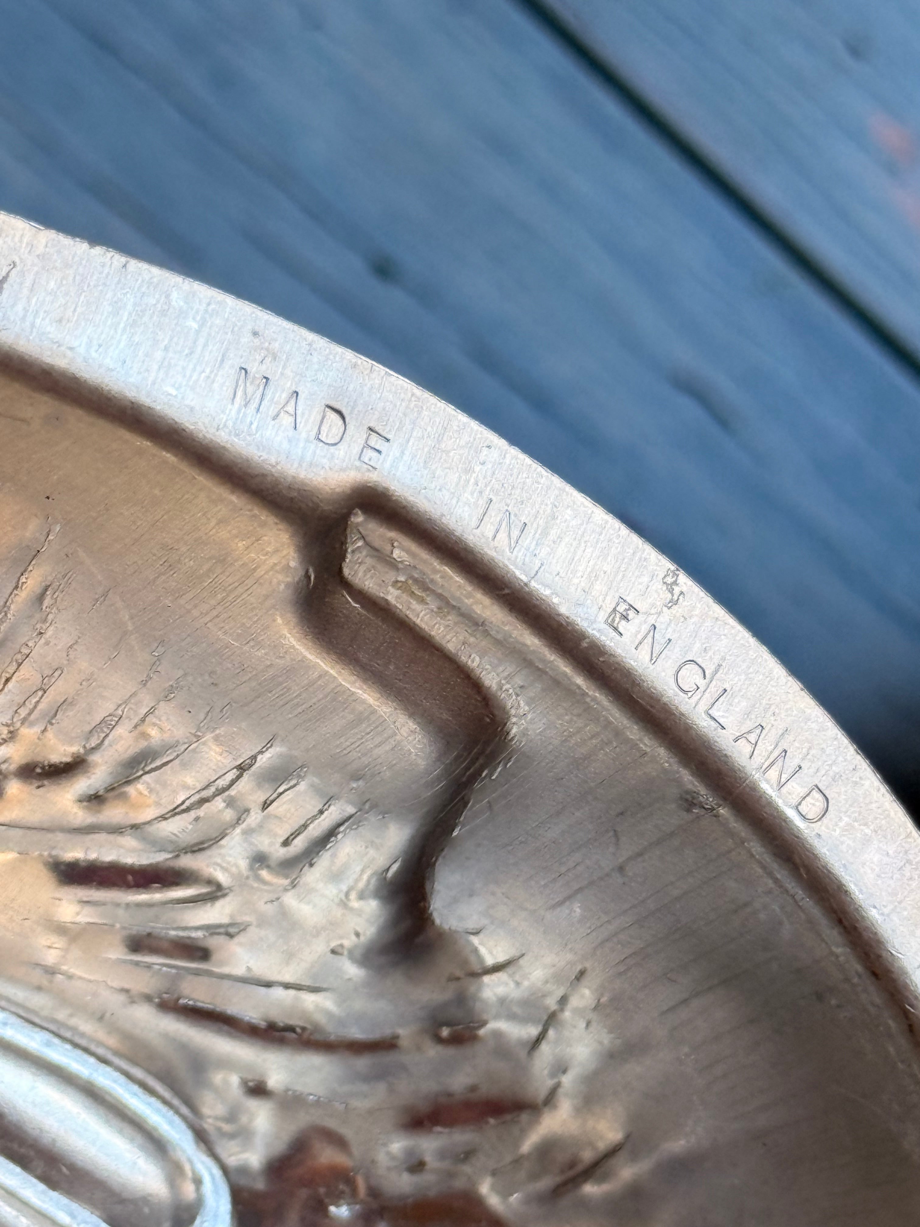 Vintage 1960s Small Aluminium Nut Brown Rabbit Mould