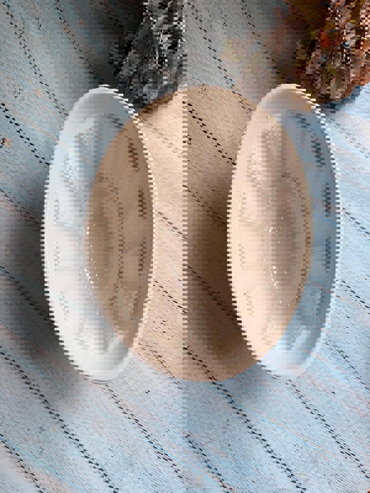 Vintage 1960s/1970s White Ironstone T G Green Jelly Mould / Jello Mold