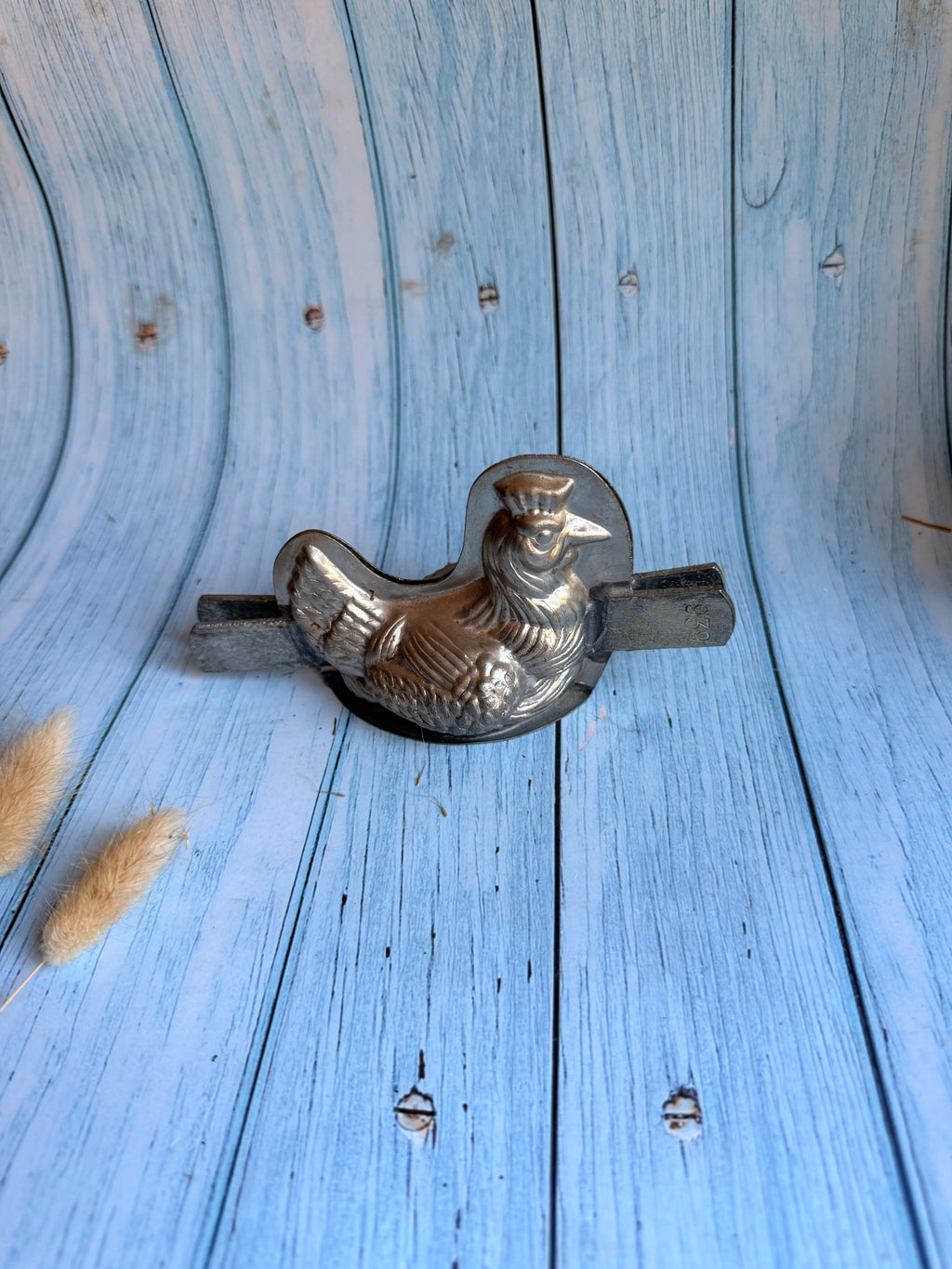 Vintage French Aluminium Chicken Chocolate Mould