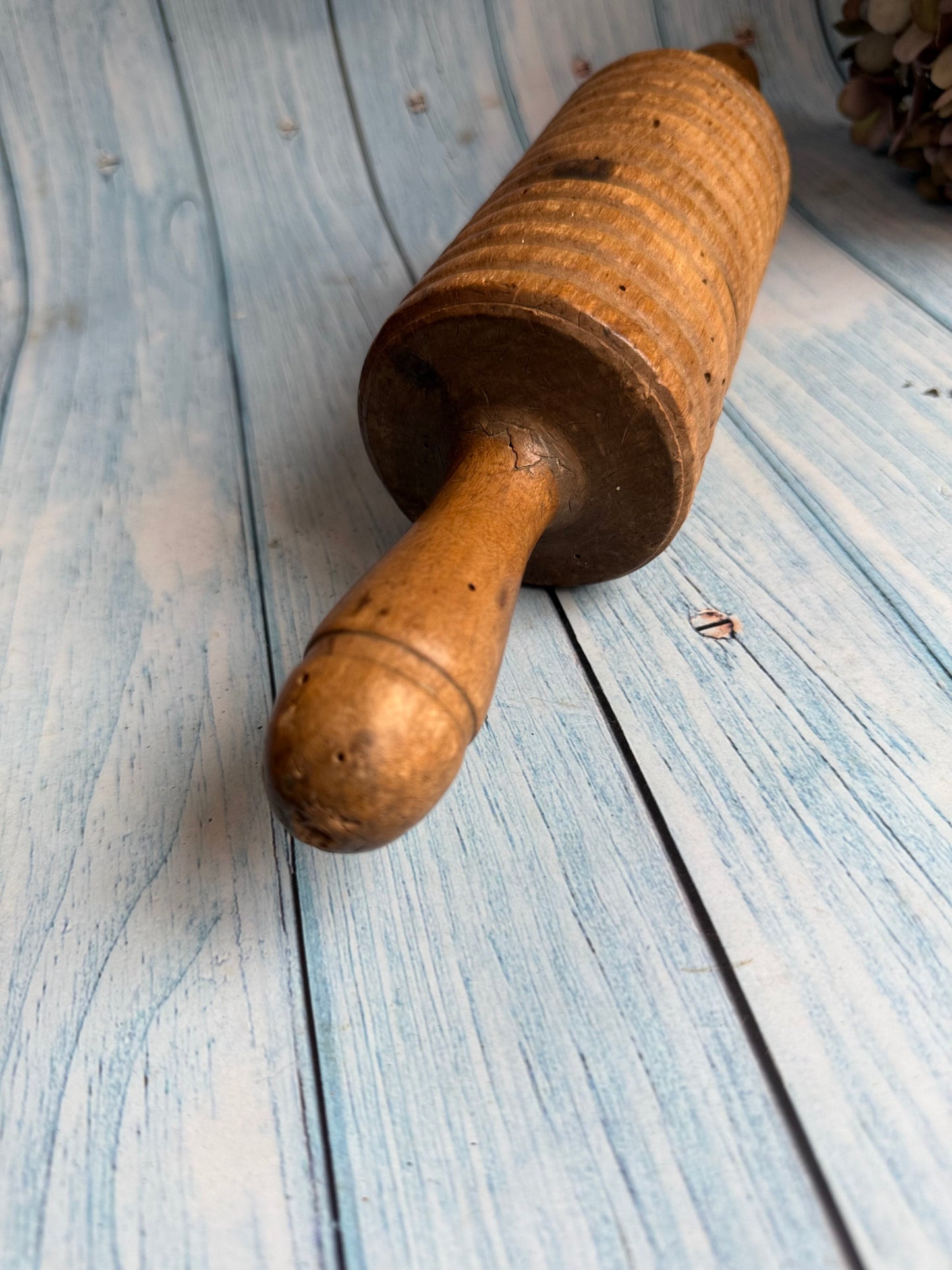 19th Century Treen Oat Roller