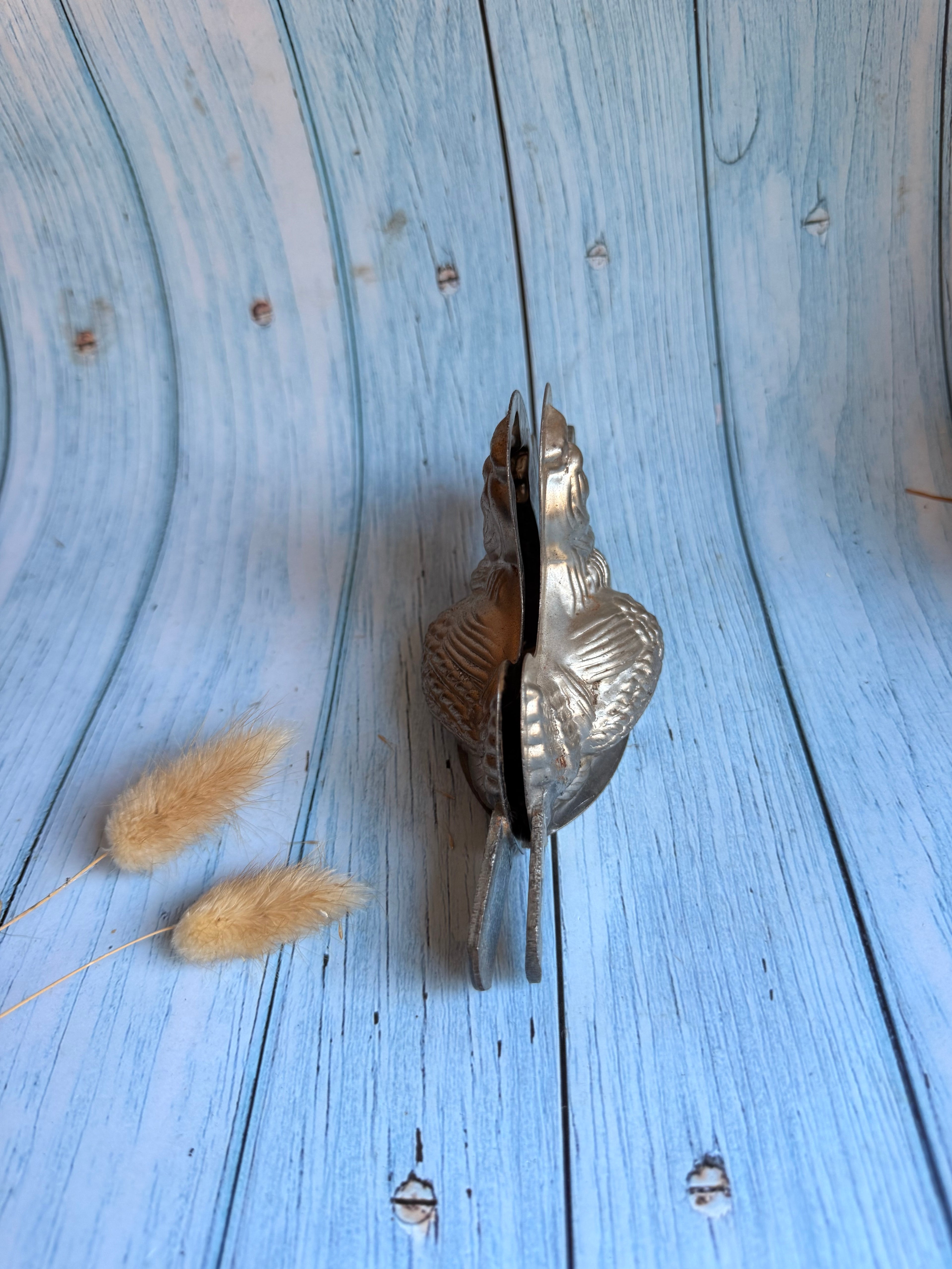 Vintage French Aluminium Chicken Chocolate Mould