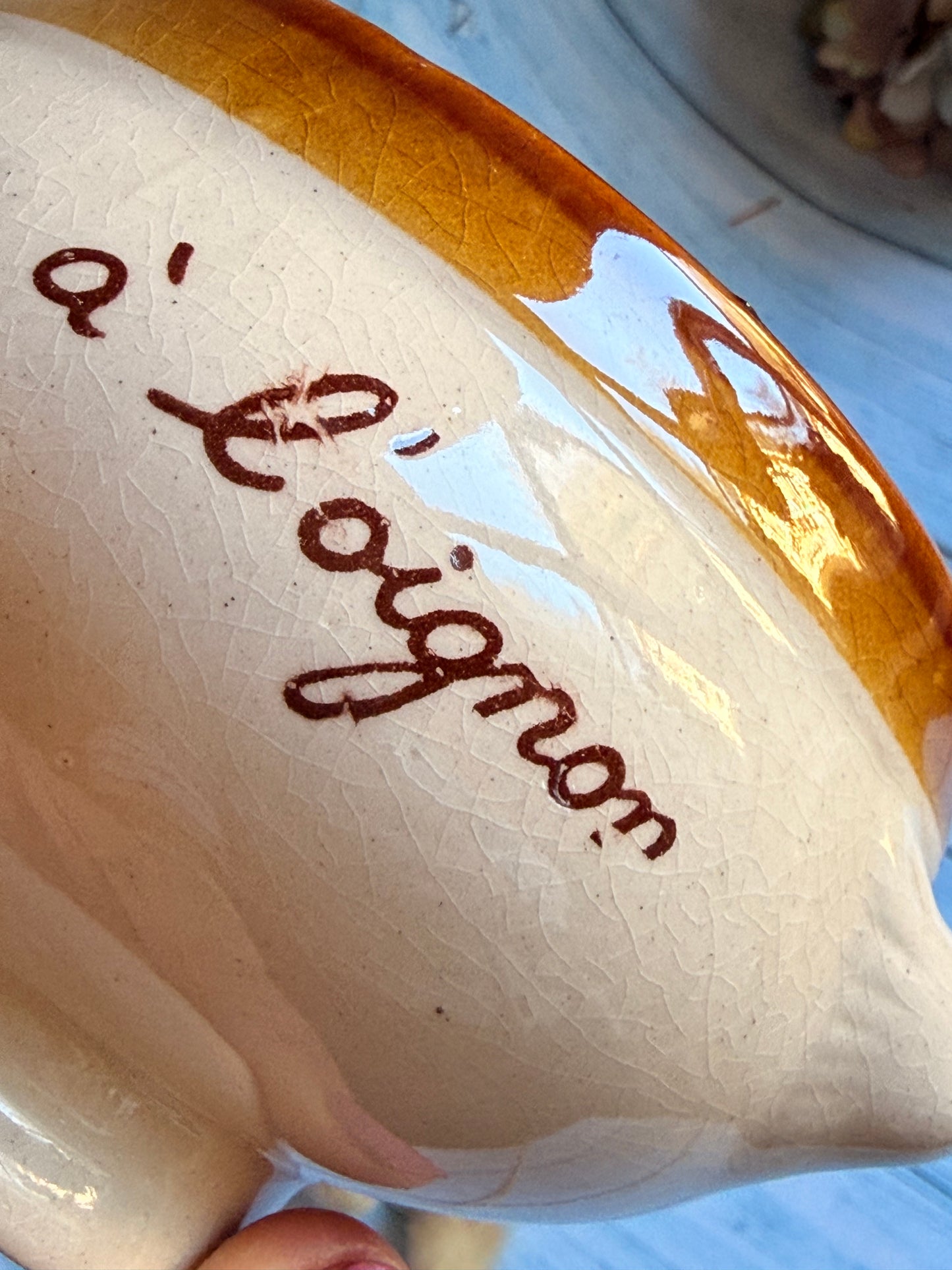 Vintage French Onion Soup Bowl