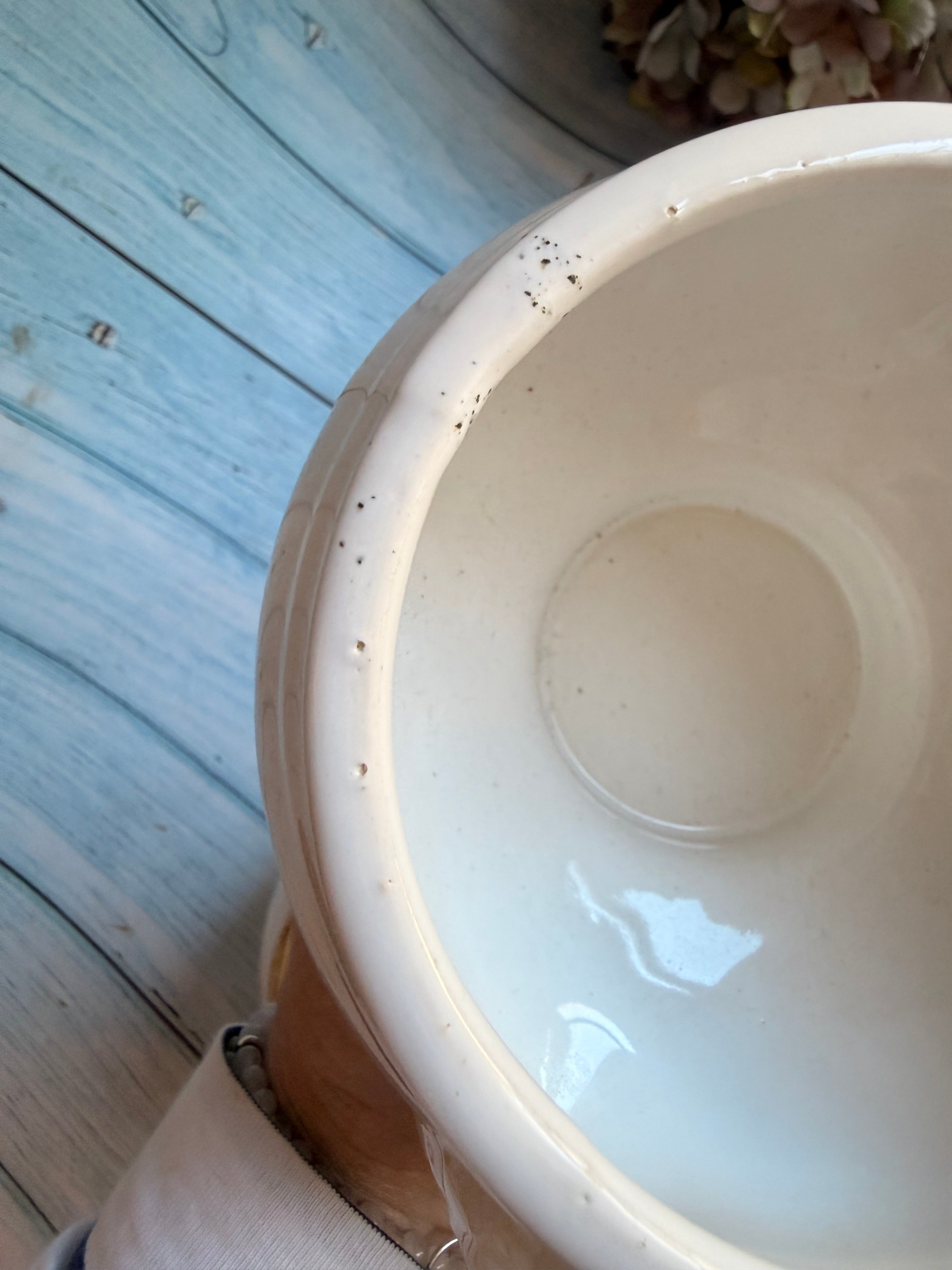 Pair of Vintage French Lion Head Soup Bowls