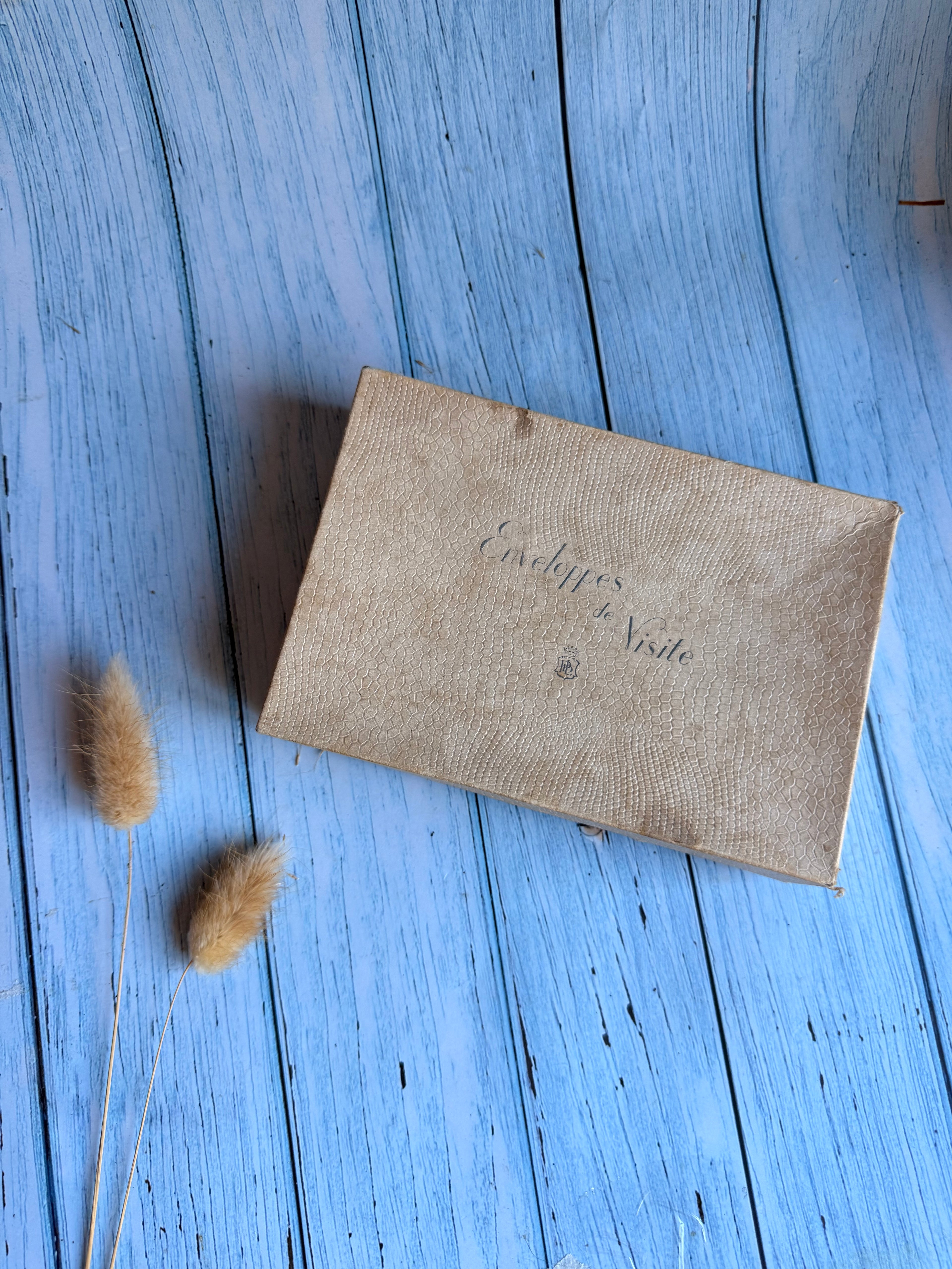 Antique French Stationary Box - Enveloppes de Visite