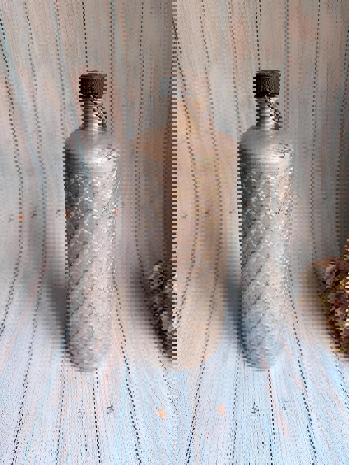 Vintage Swan Flask, Bulpitt and Sons Aluminium Bottle