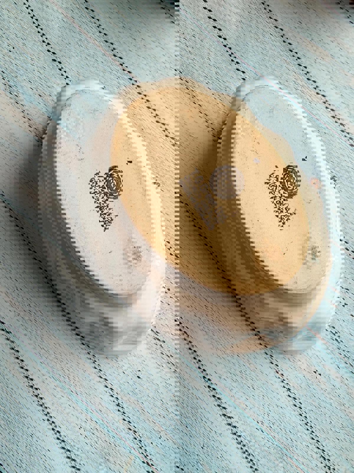 Vintage 1960s/1970s White Ironstone T G Green Jelly Mould / Jello Mold