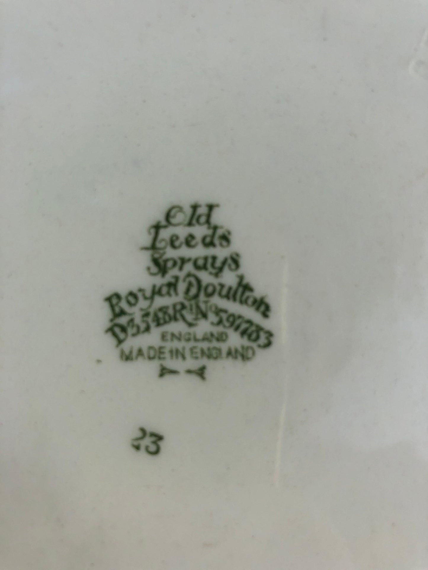 Royal Doulton Old Leeds Sprays Pattern Pretty Floral 1930s Side Plate