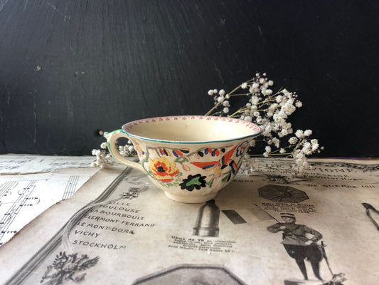 Mason's Hand Painted Ironstone Tea Cup, Made for and Retailed by Lawleys, Regent Street, London