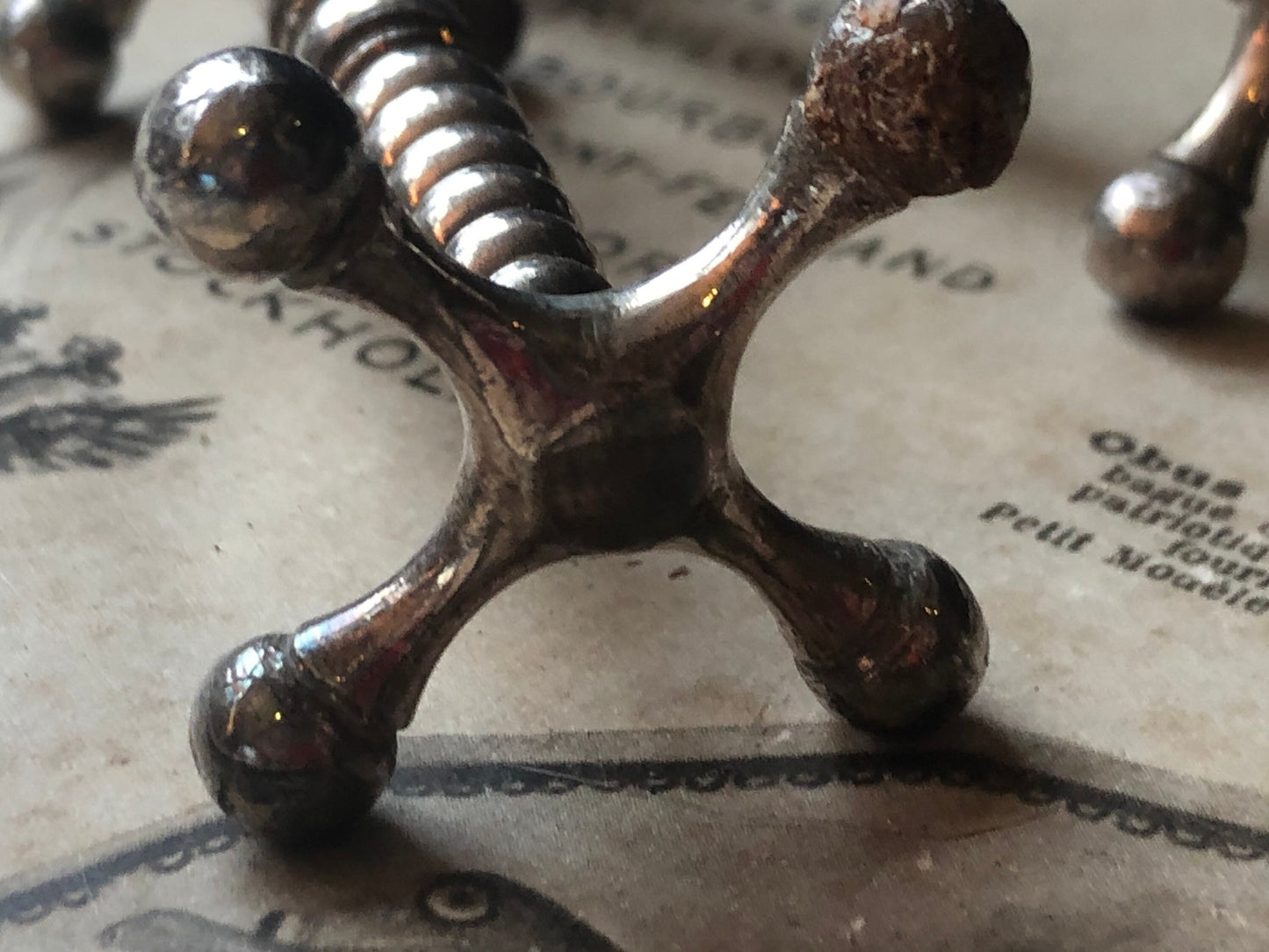 Pair of Vintage Silver Plated Knife Rests