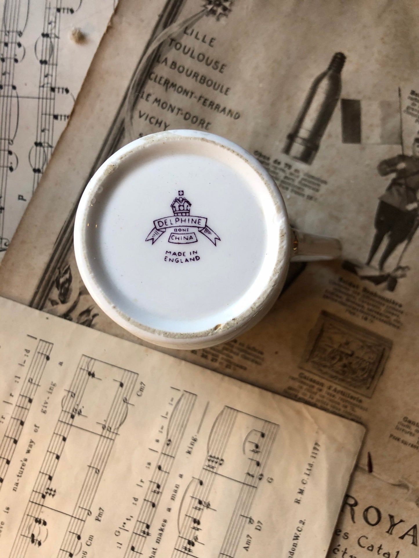 Vintage Steam Engine Bone China Mug - Her Majesty by Burrell 1897