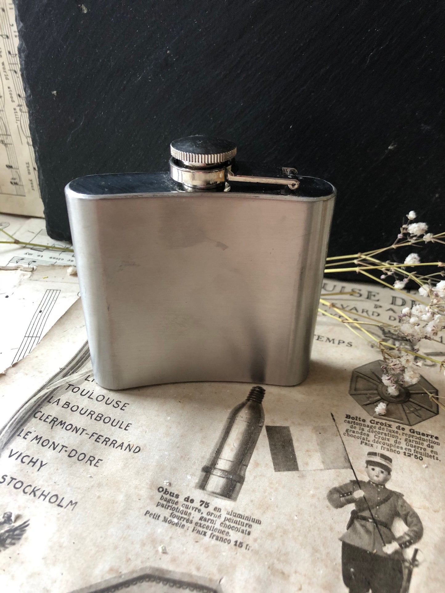 Golden Virginia Stainless Steel 5oz Hip Flask