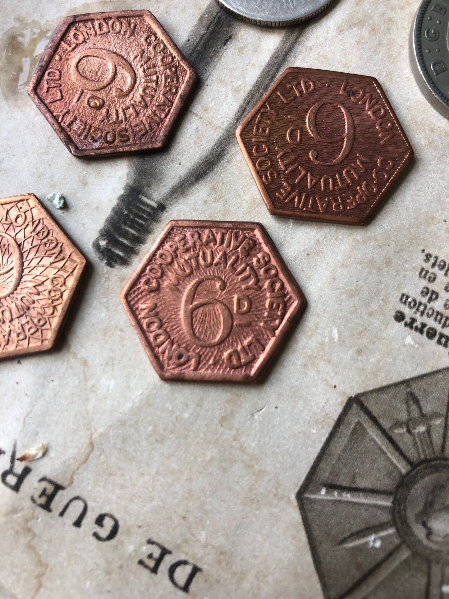 Selection of Vintage English and Irish Coins and Tokens