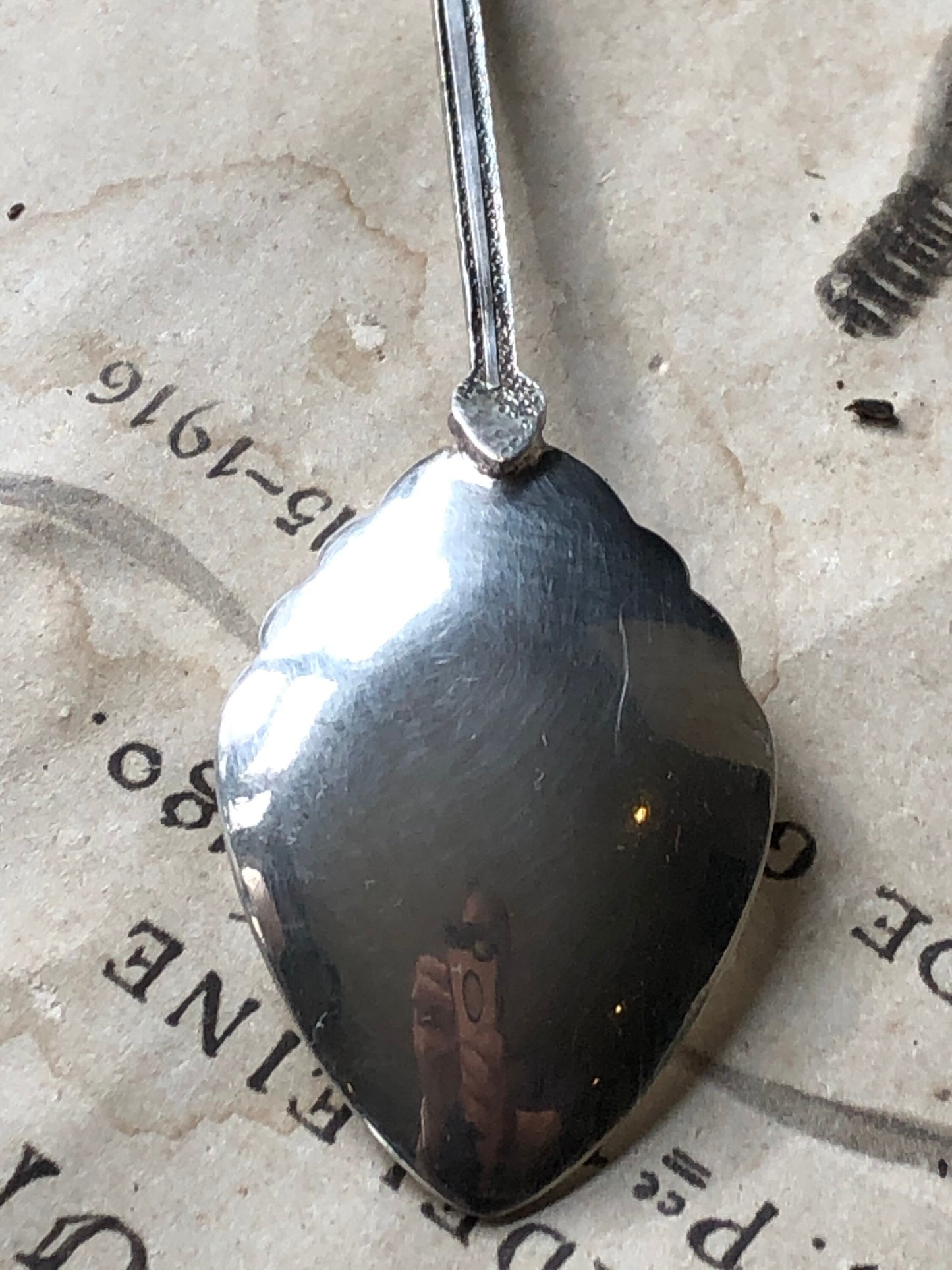 Vintage Silver Plated Jam Spoon / Melbourne Souvenir / Stuart EPAI / Australia