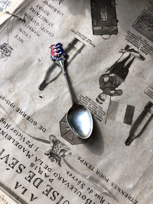 Vintage Hastings Souvenir Silver Plated Spoon. Stamped S M & Co EPNS / Tea Spoon Collector / Tourist Spoon