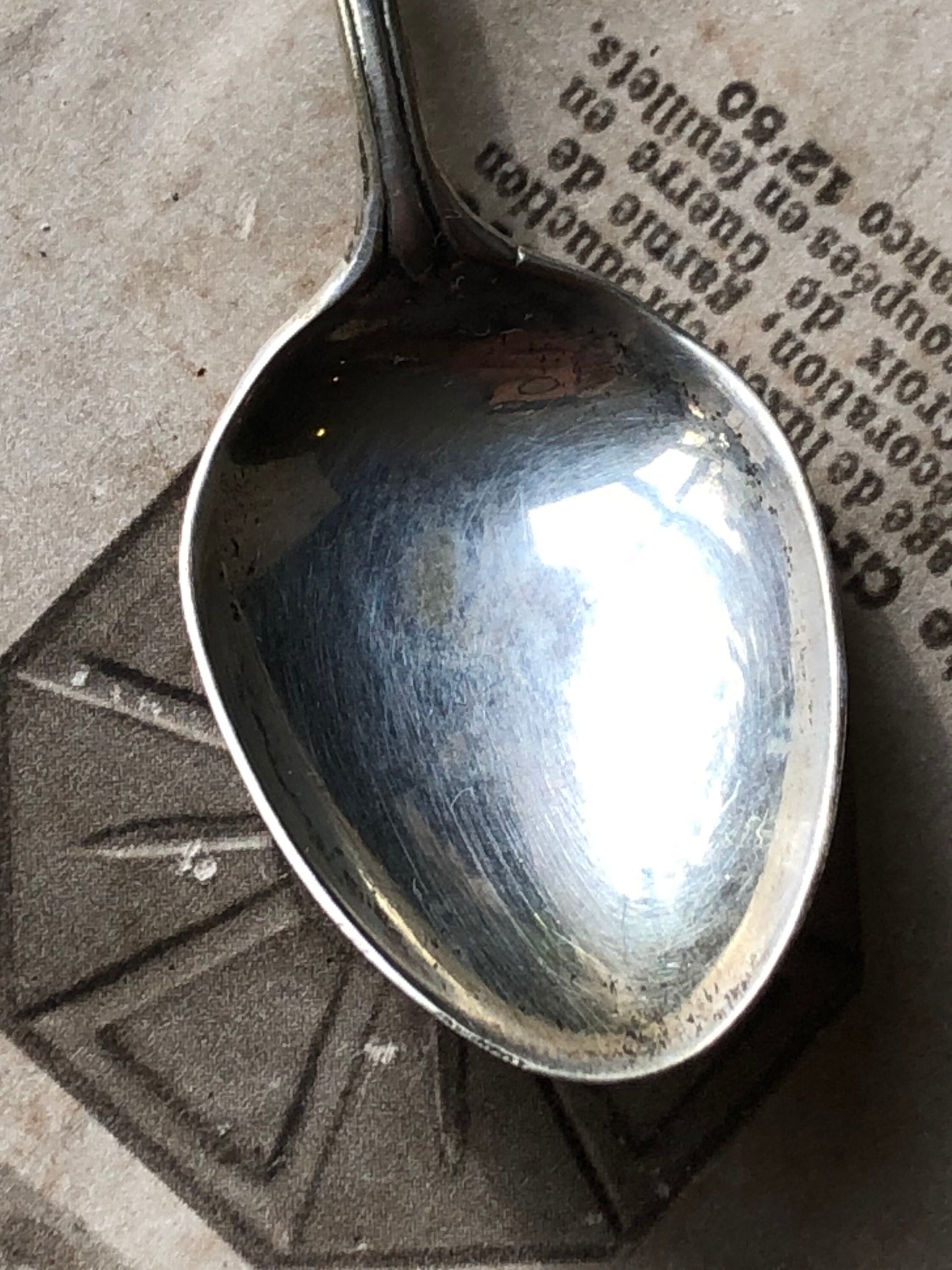 Vintage Hastings Souvenir Silver Plated Spoon. Stamped S M & Co EPNS / Tea Spoon Collector / Tourist Spoon