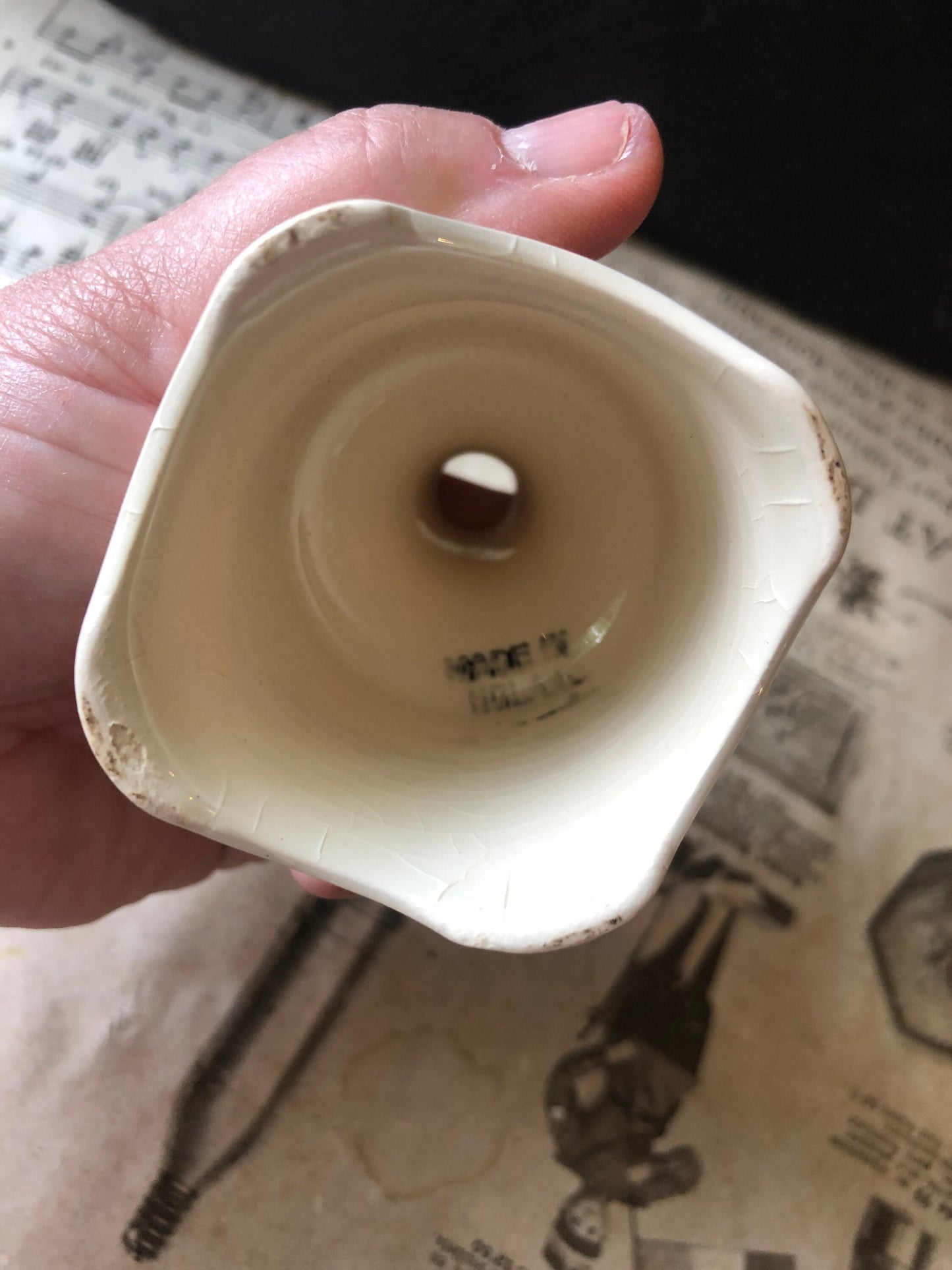 Vintage Ceramic Pie Funnel