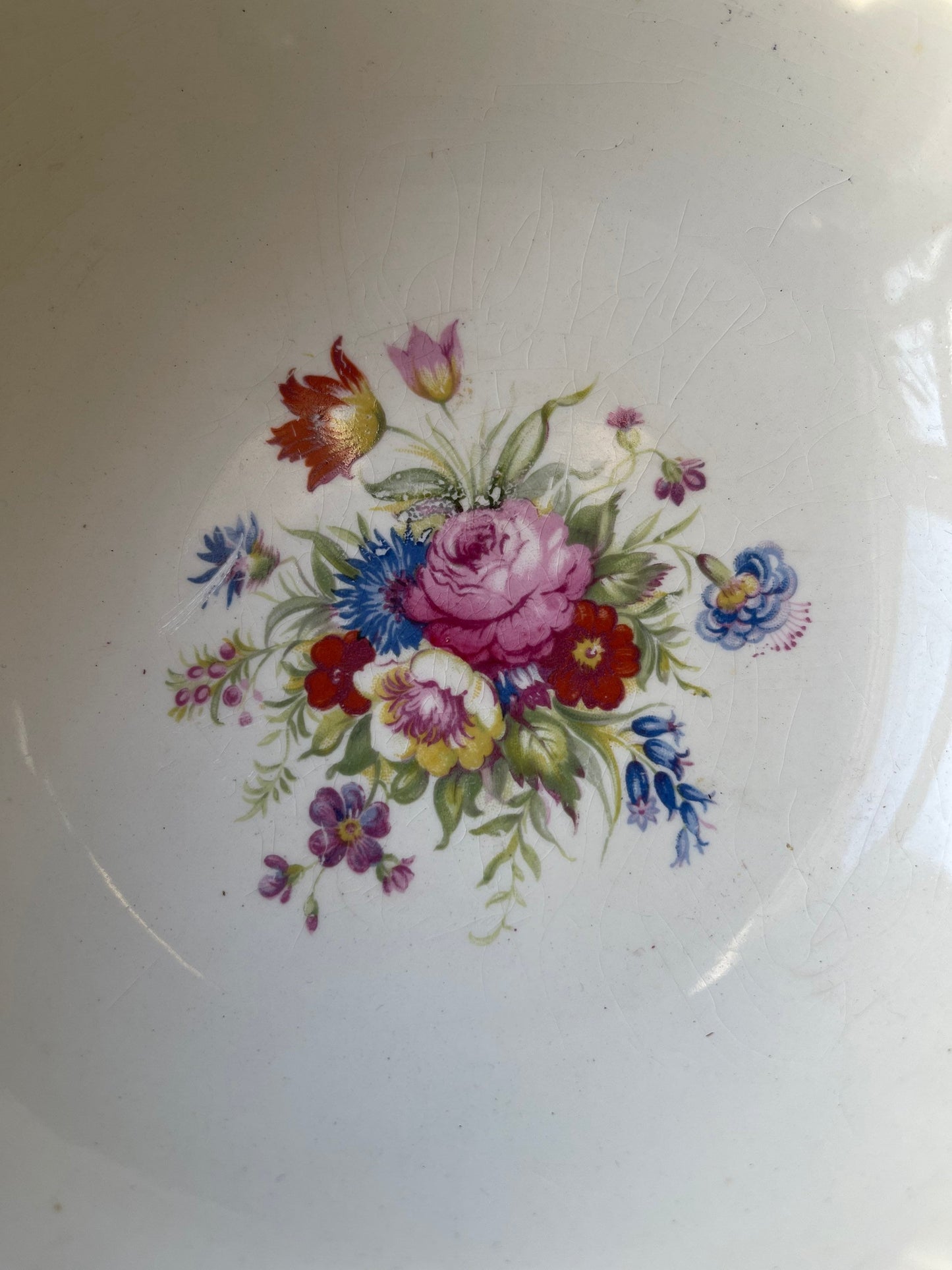 Rare 1950s Vintage "Vincent" Pattern Wedgwood Serving Vegetable Dish / Salad Bowl