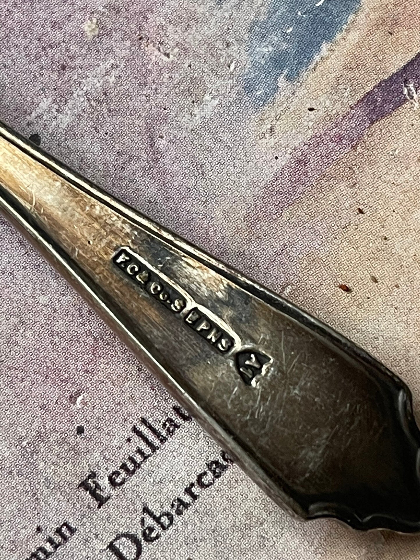 Antique EPNS Silver Plated Butter Knife by Frank Cobb & Co, Sheffield A1 dating to 1910