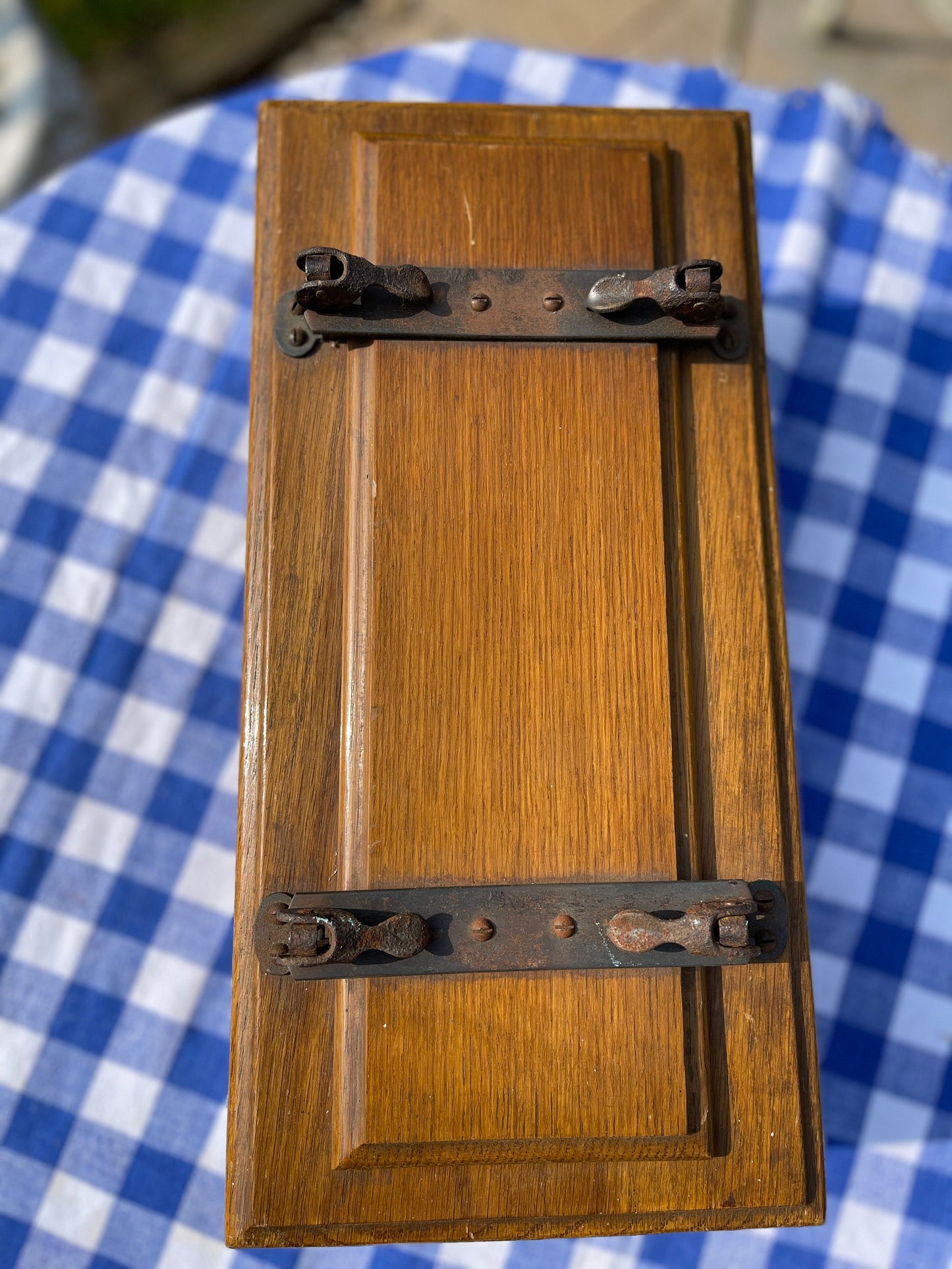 Edwardian Antique Tie Press Storage Box