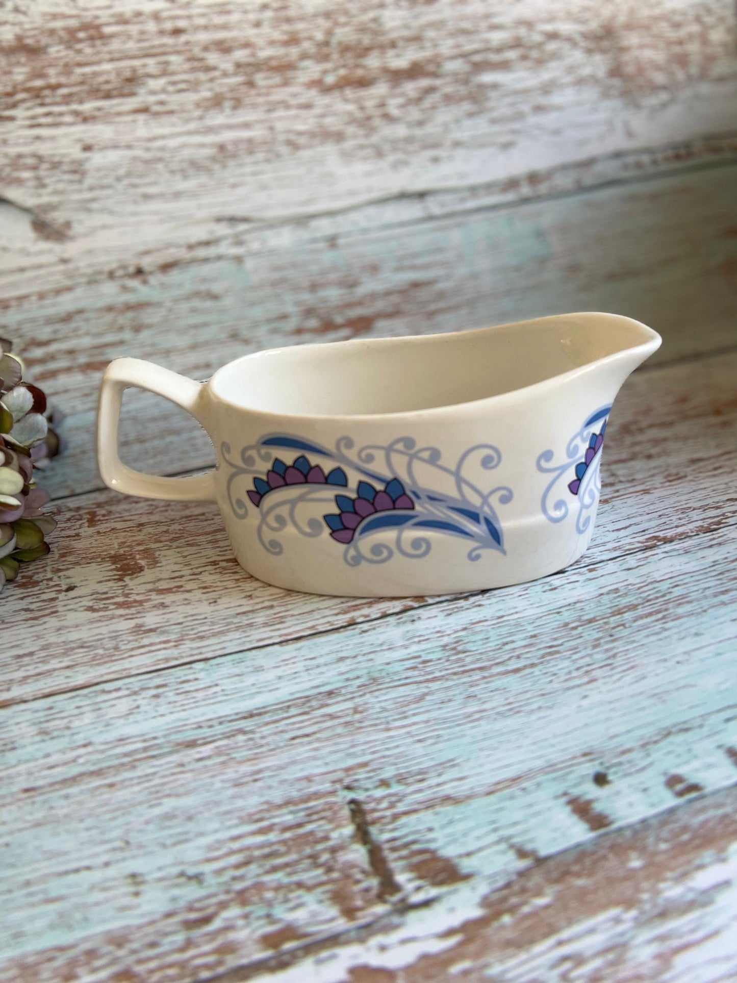 Vintage Alpine Hostess Tableware Mid Century Sauce or Gravy Boat Designed by John Russell