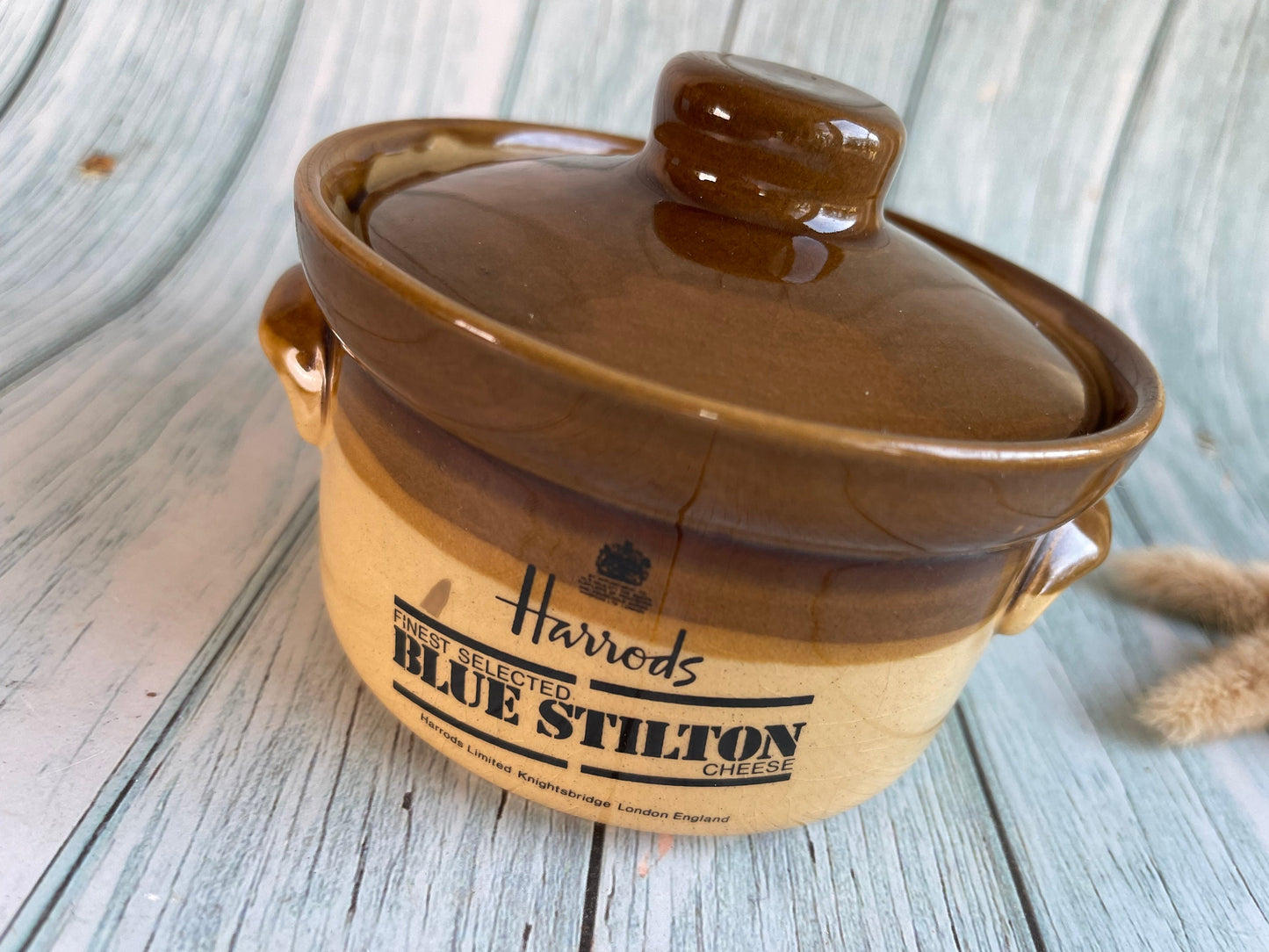 Harrods Stilton Pot Made by T G Green, Gresley, Part of the Granville Range