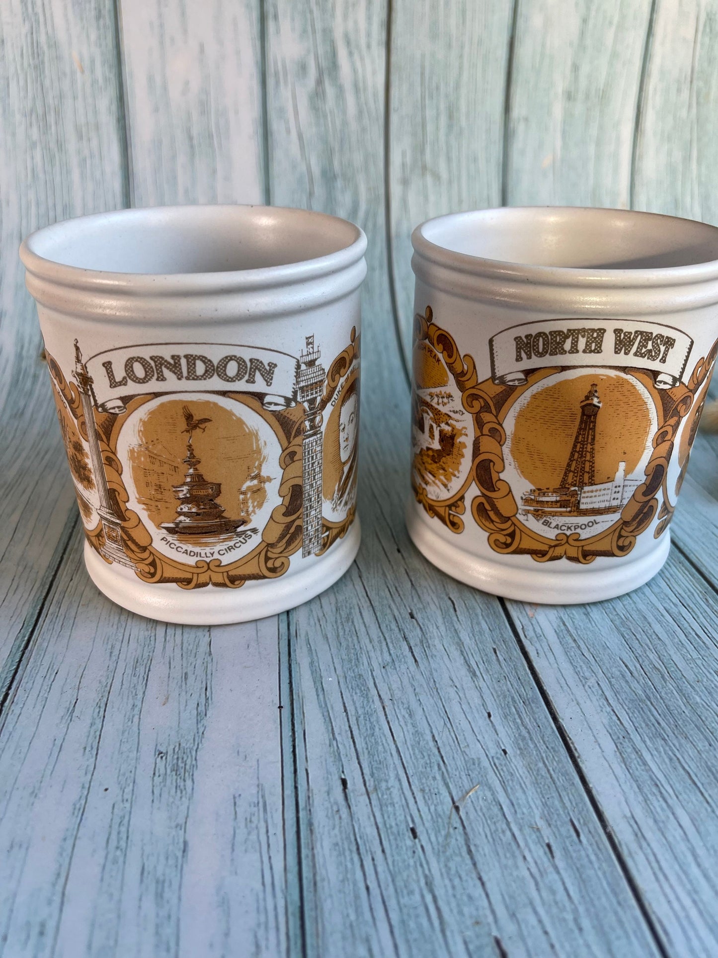 Denby Great British Landmarks Mugs - London and North West