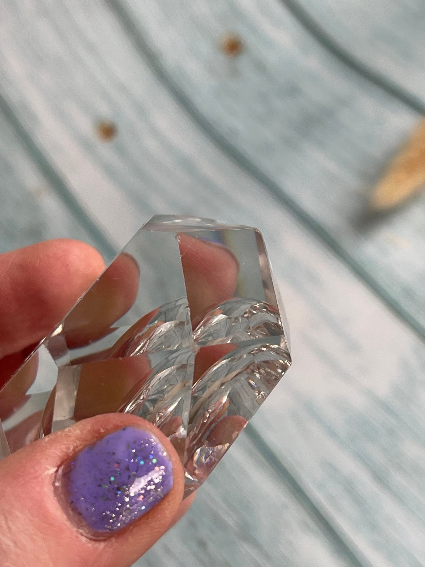 Antique Crystal Glass Pinch Pots Salts / Salt Sellers / Salt and Pepper