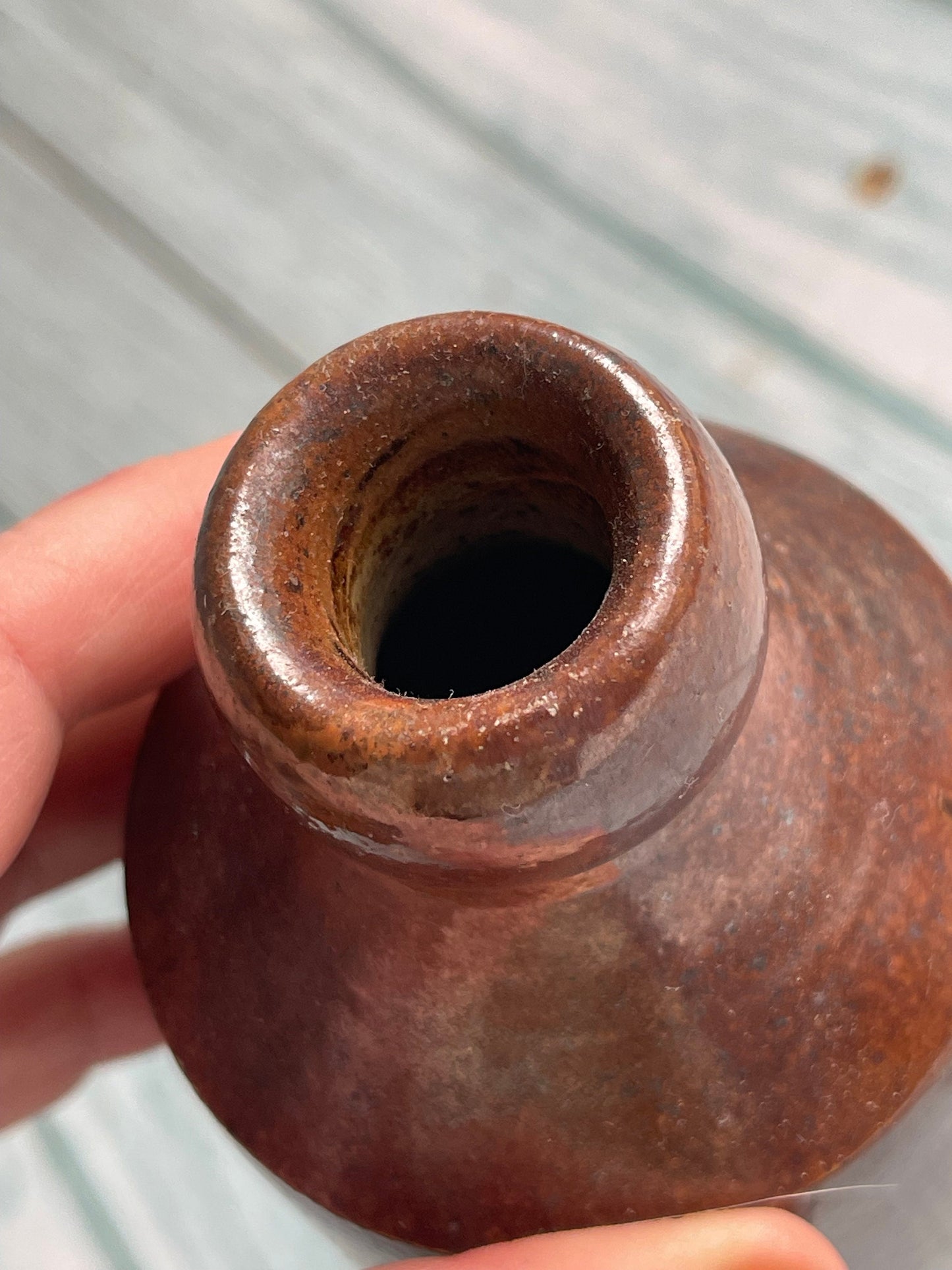 Antique Battersby & Parr Brown Saltglaze Stoneware Bottle, Darlington Street, Tyldesley, Ginger Beer