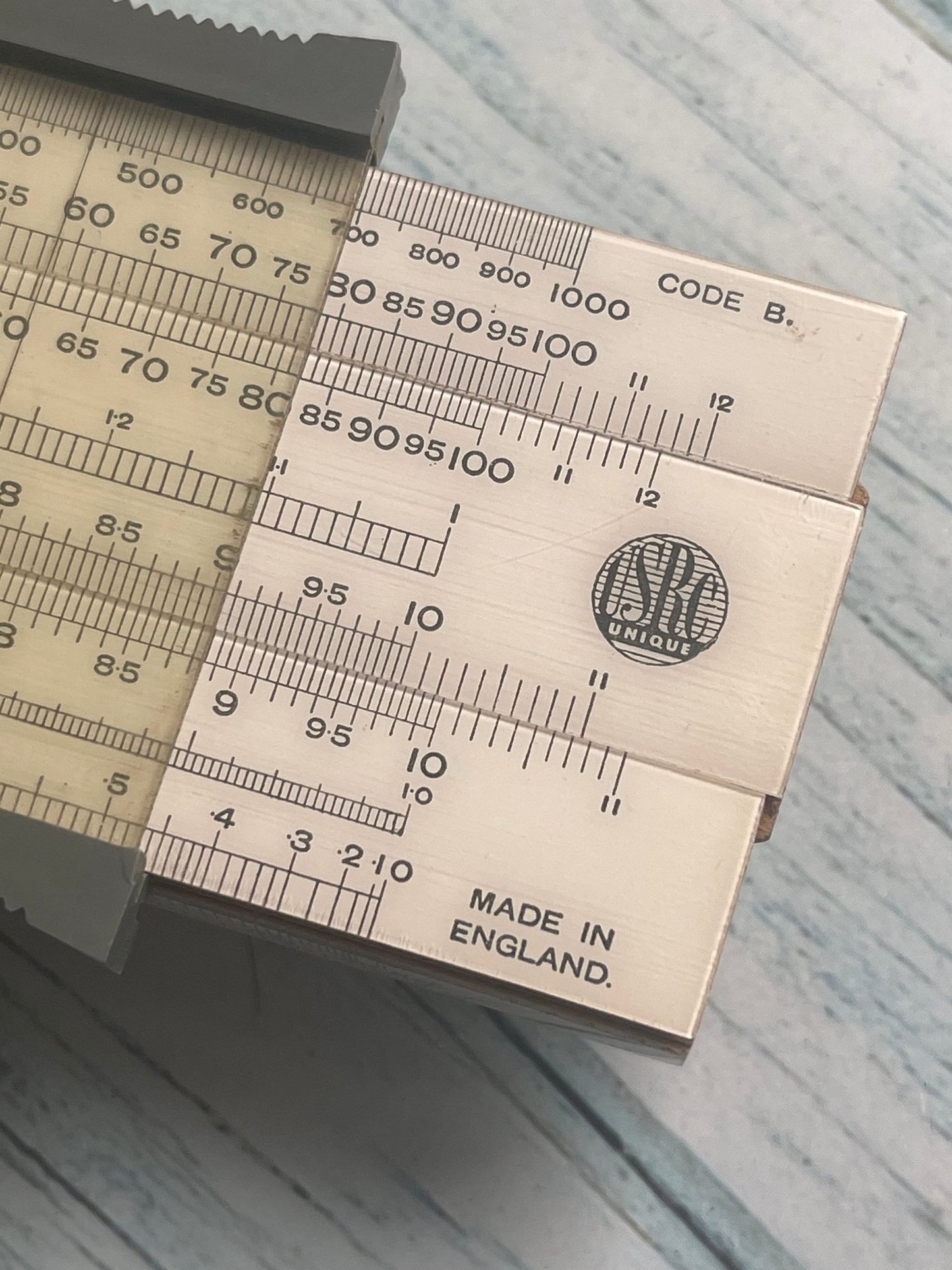 Vintage USRC Unique Brighton Slide Rule in Original Box